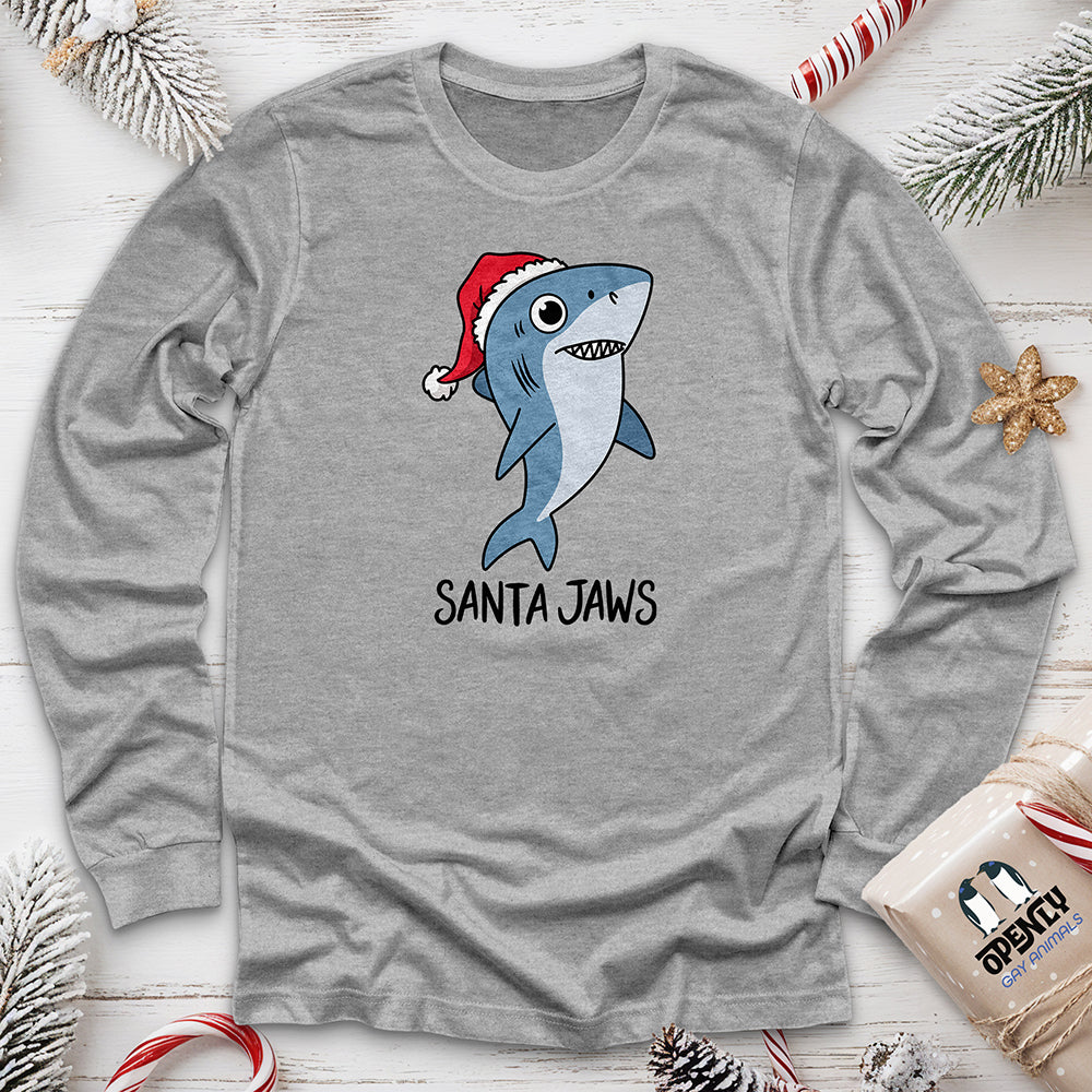 Santa Jaws Unisex Long Sleeve Tee