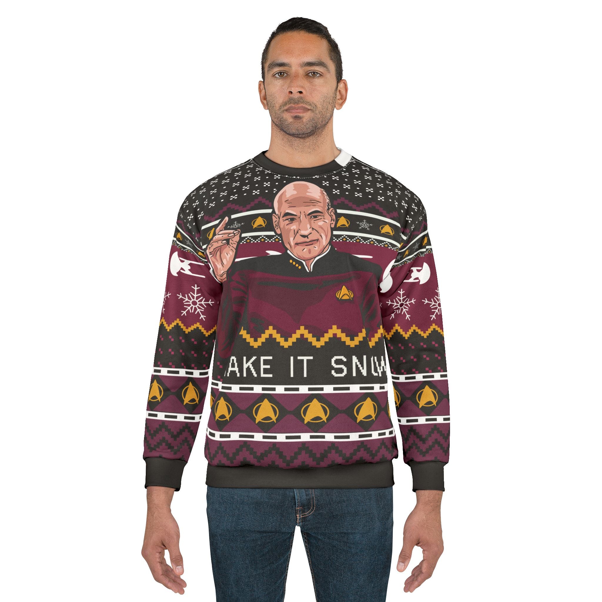 Make It Snow Ugly Christmas Sweater