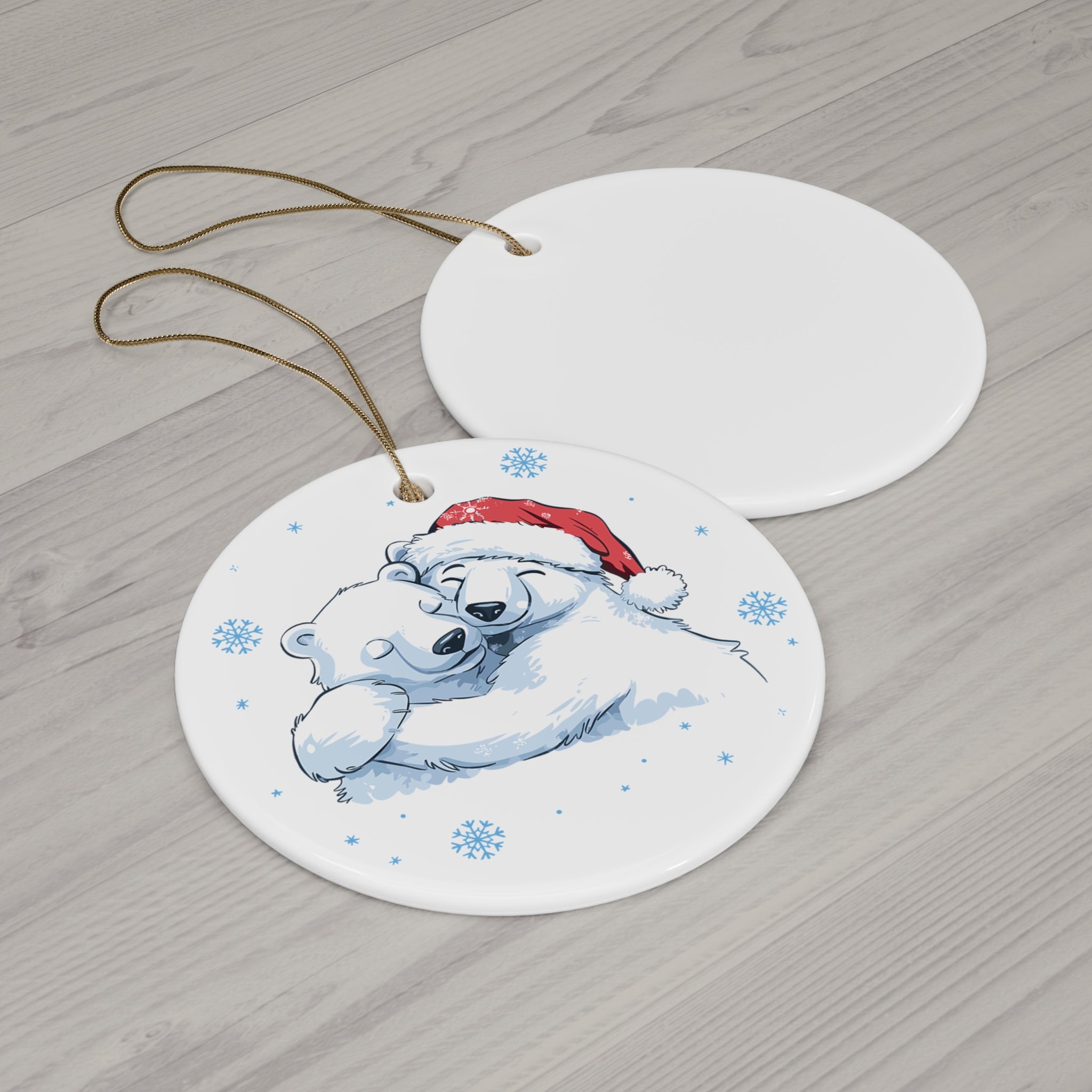 Polar Bear Ceramic Ornament