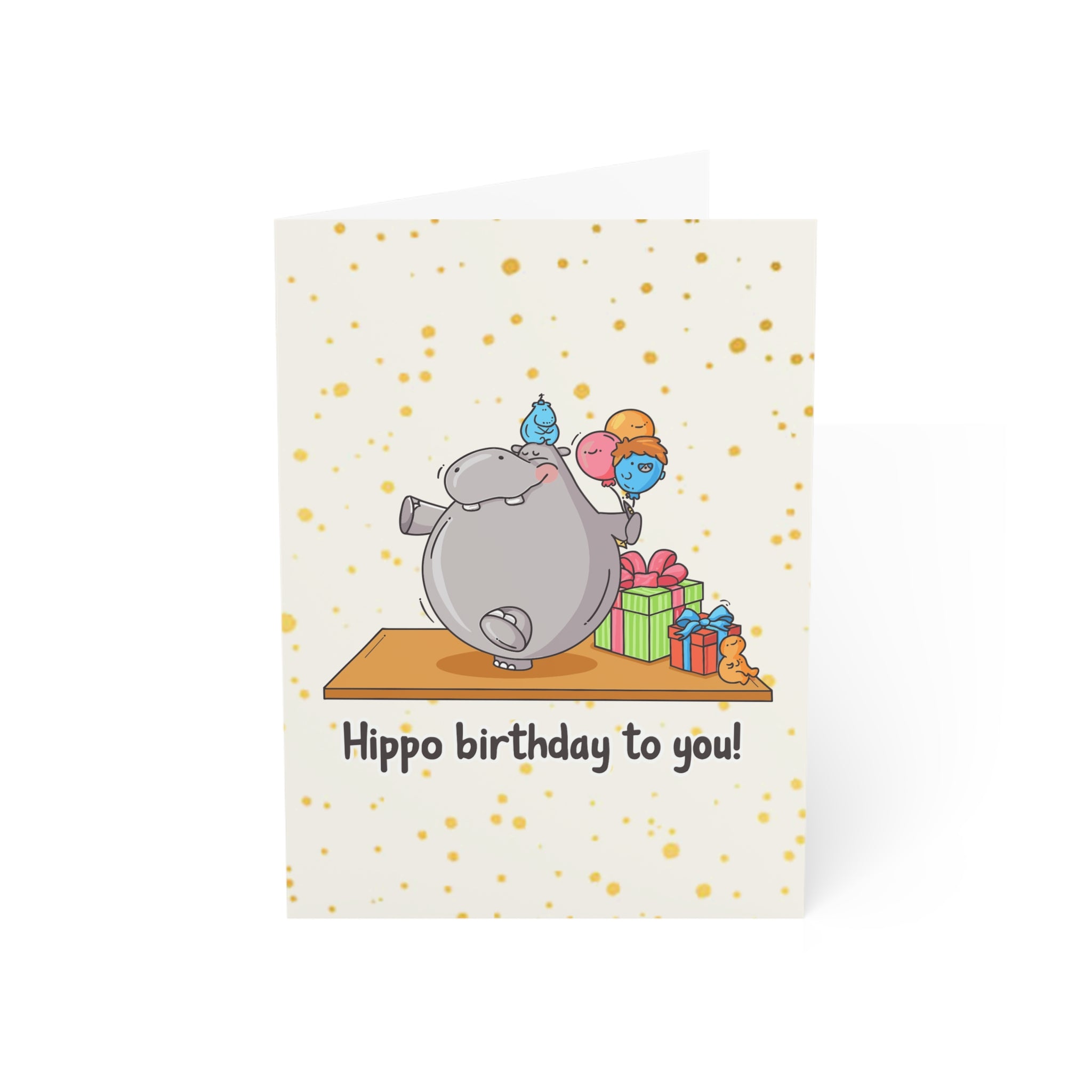 Hippo Birthday to You Greeting Cards