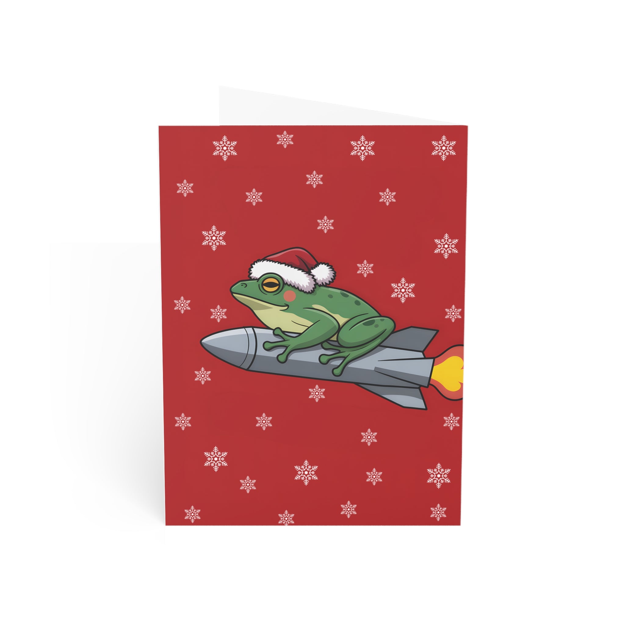 Let's Kiss Under the Missile-Toad Greeting Cards