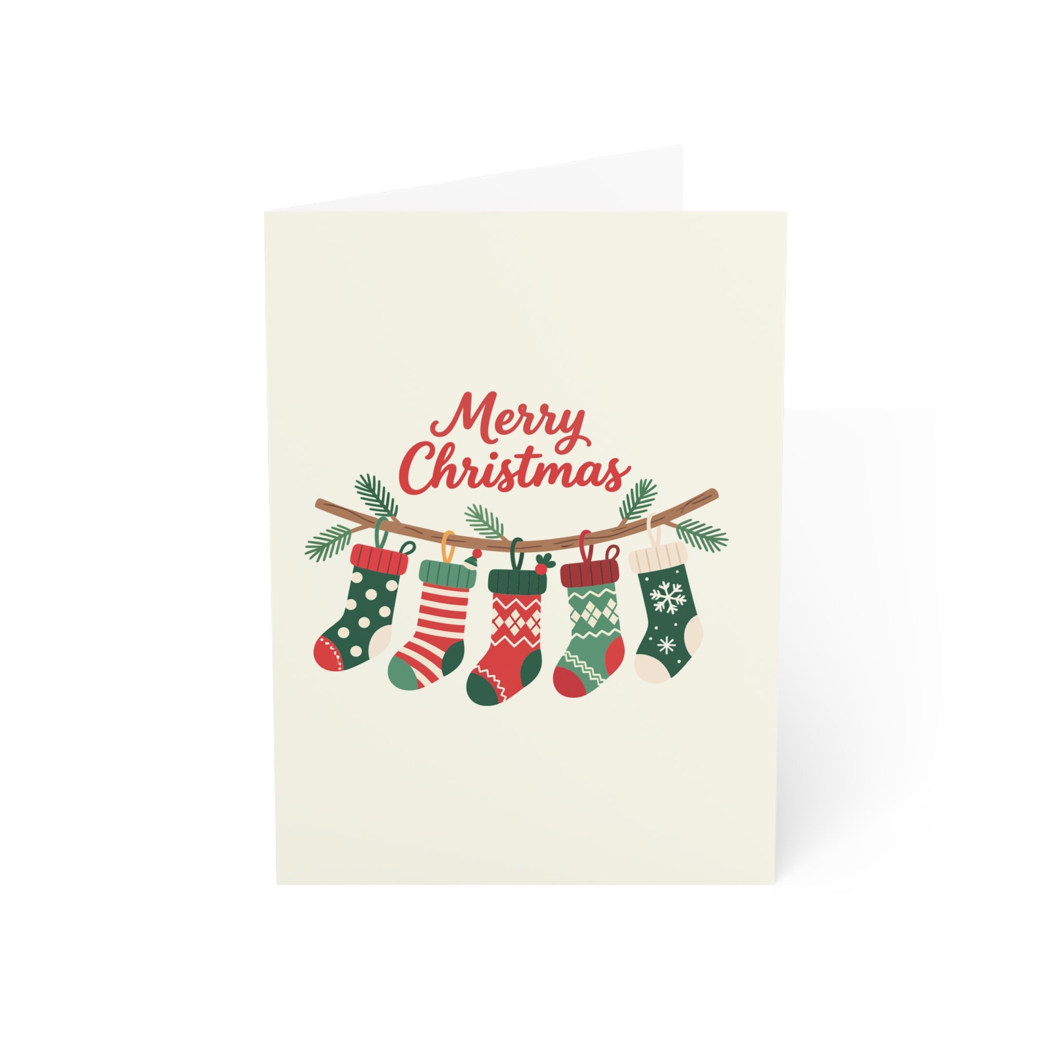 Merry Christmas 8 Greeting Cards