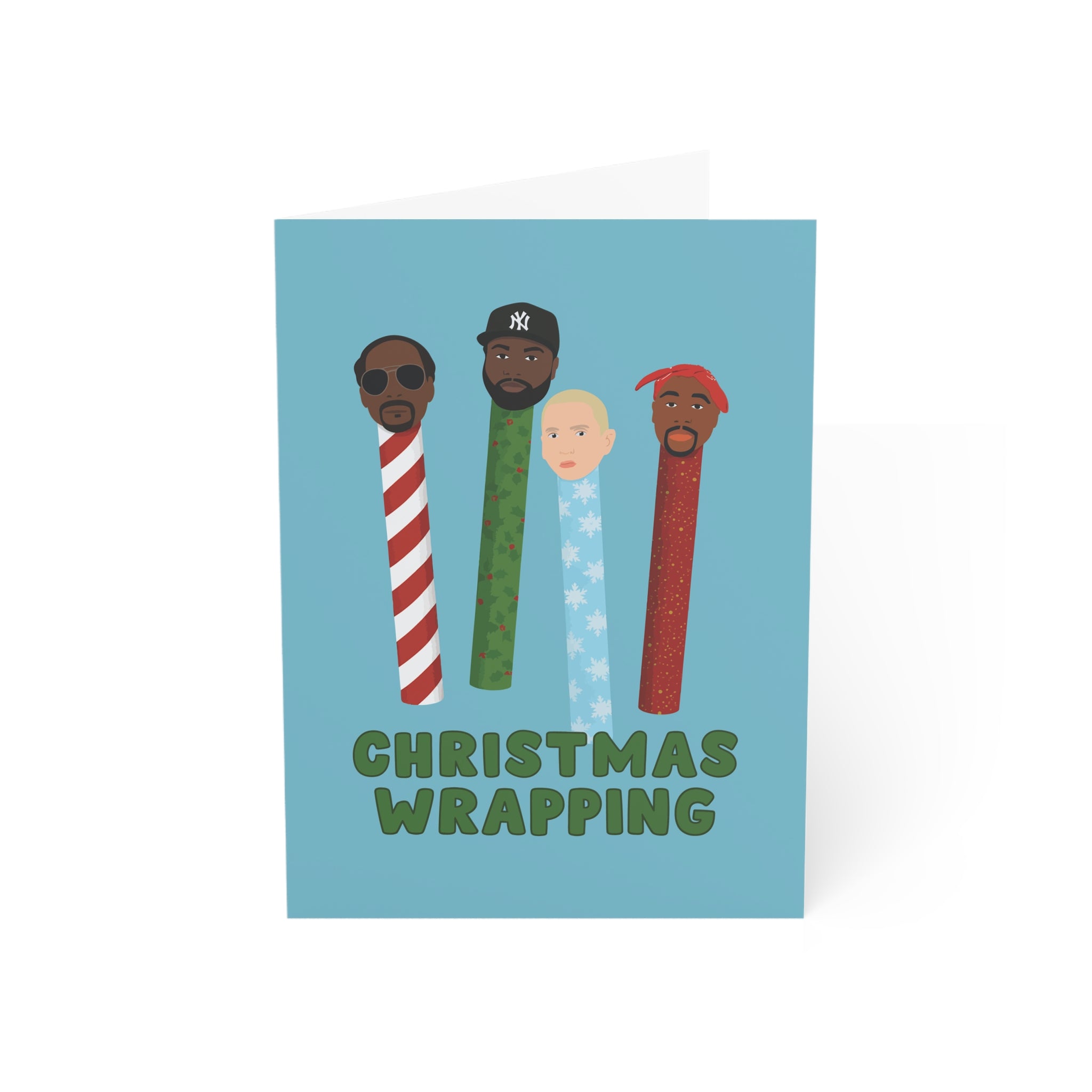 Christmas Wrapping Greeting Cards