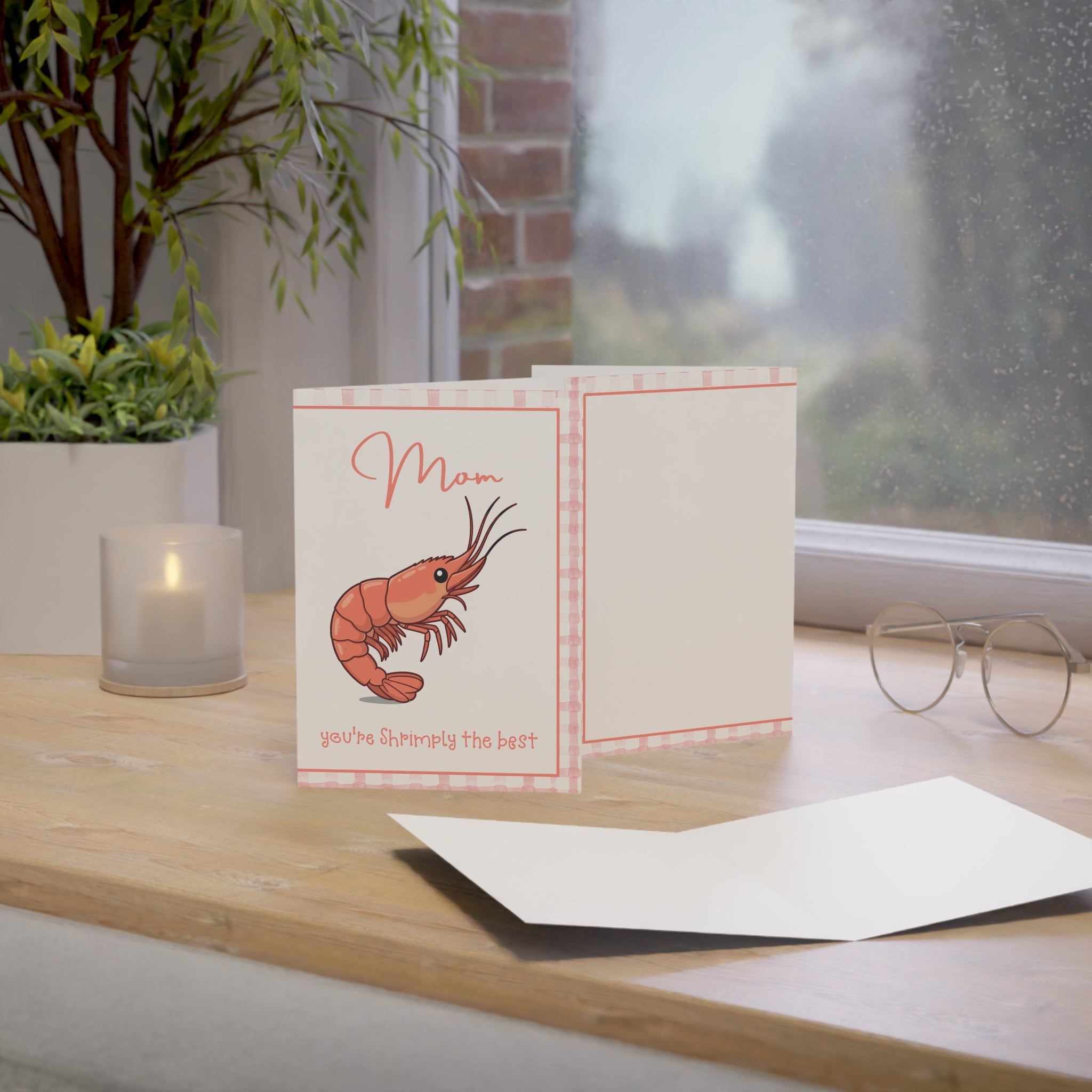 Mom You're Shrimply the Best Greeting Cards
