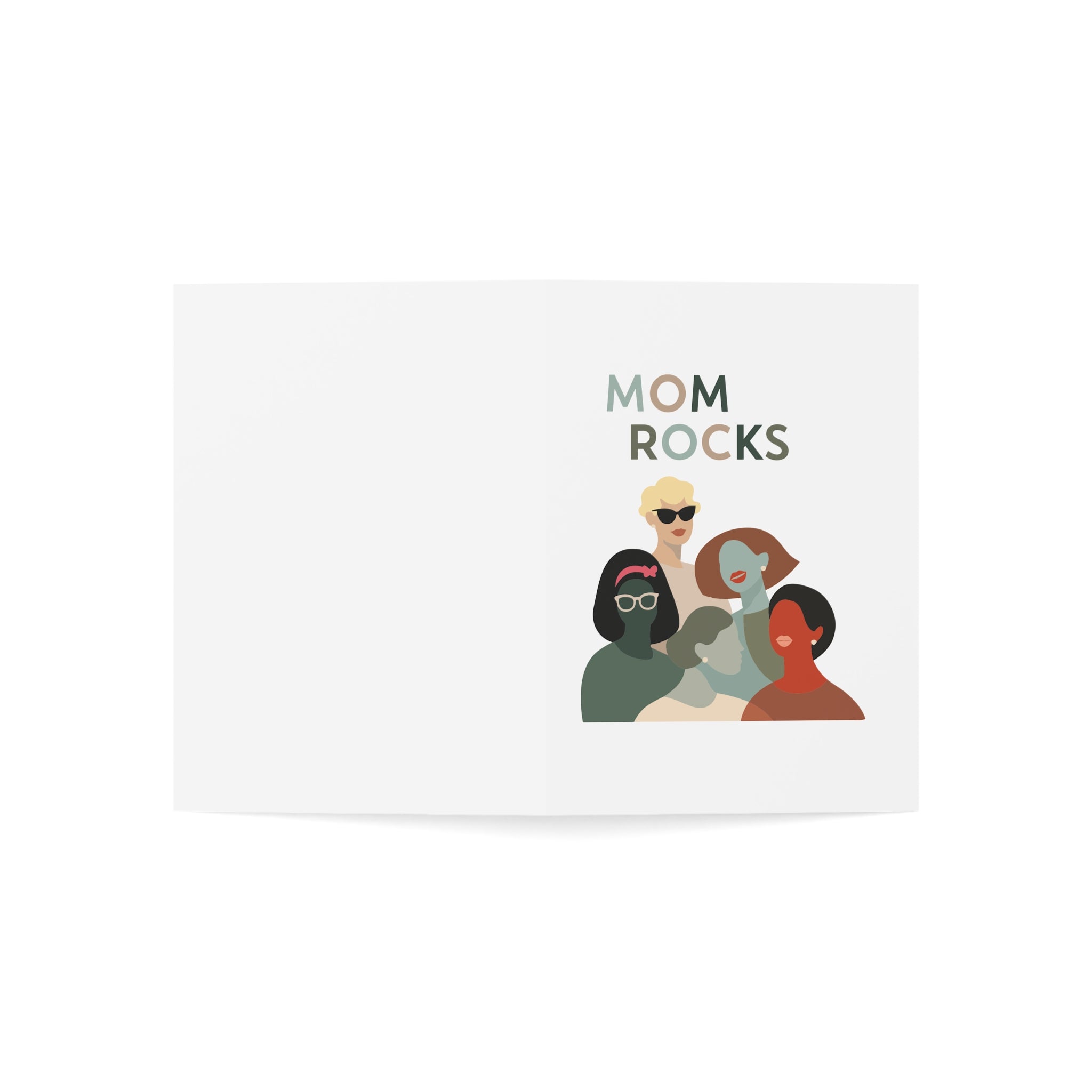 Mom Rocks Greeting Cards