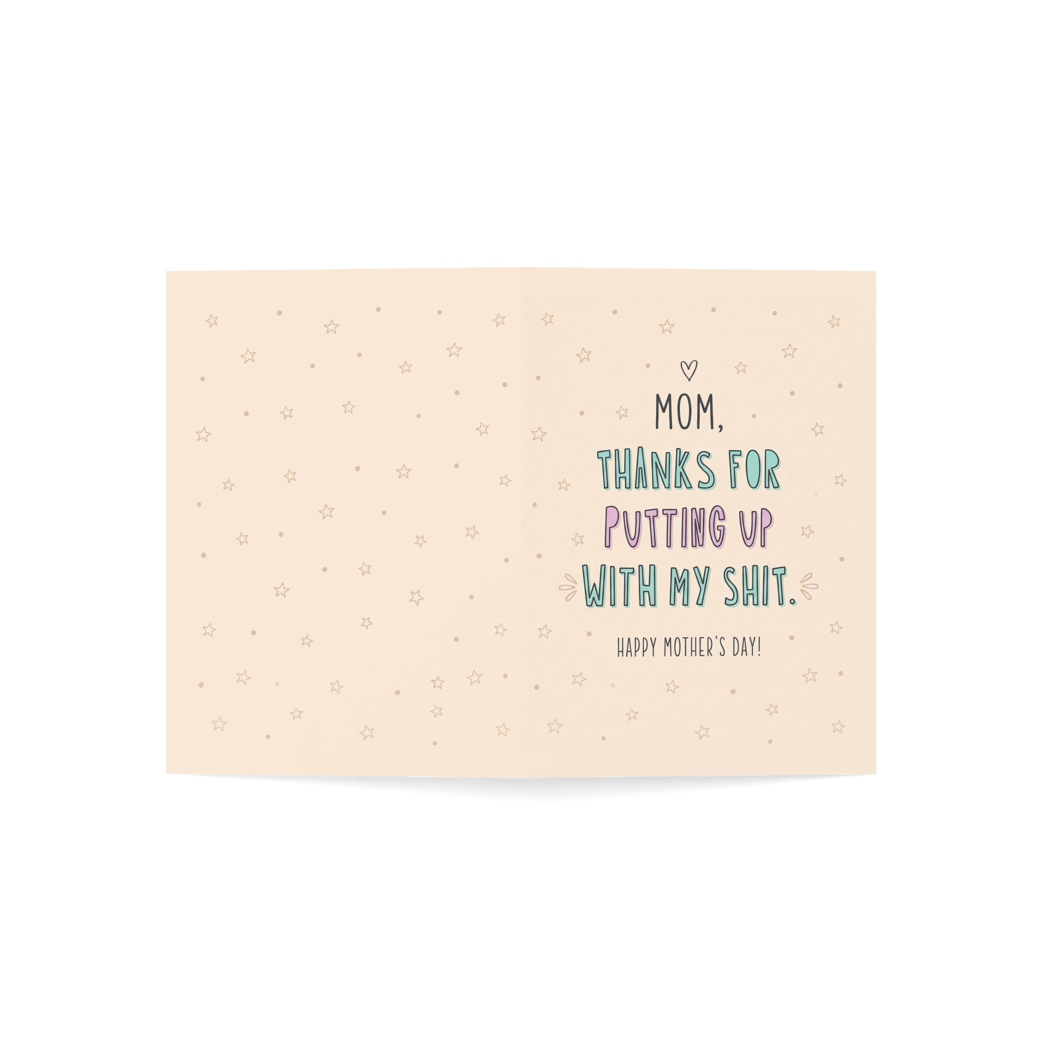 Thanks Mom Greeting Cards