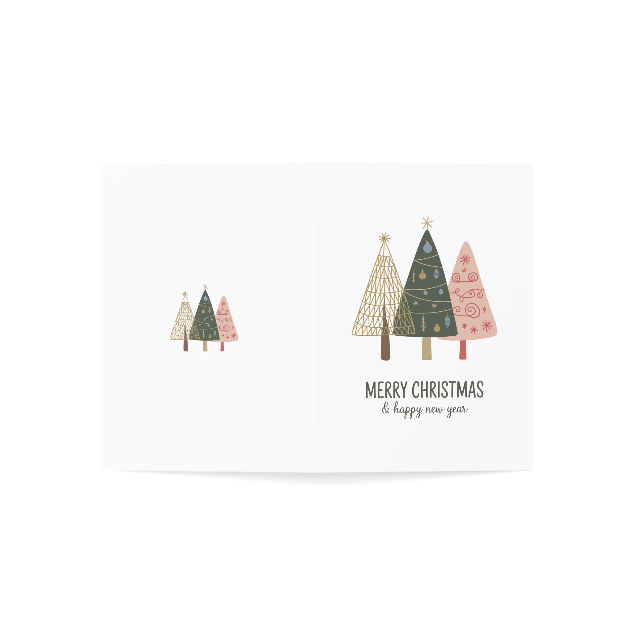Merry Christmas & Happy New Year Greeting Cards