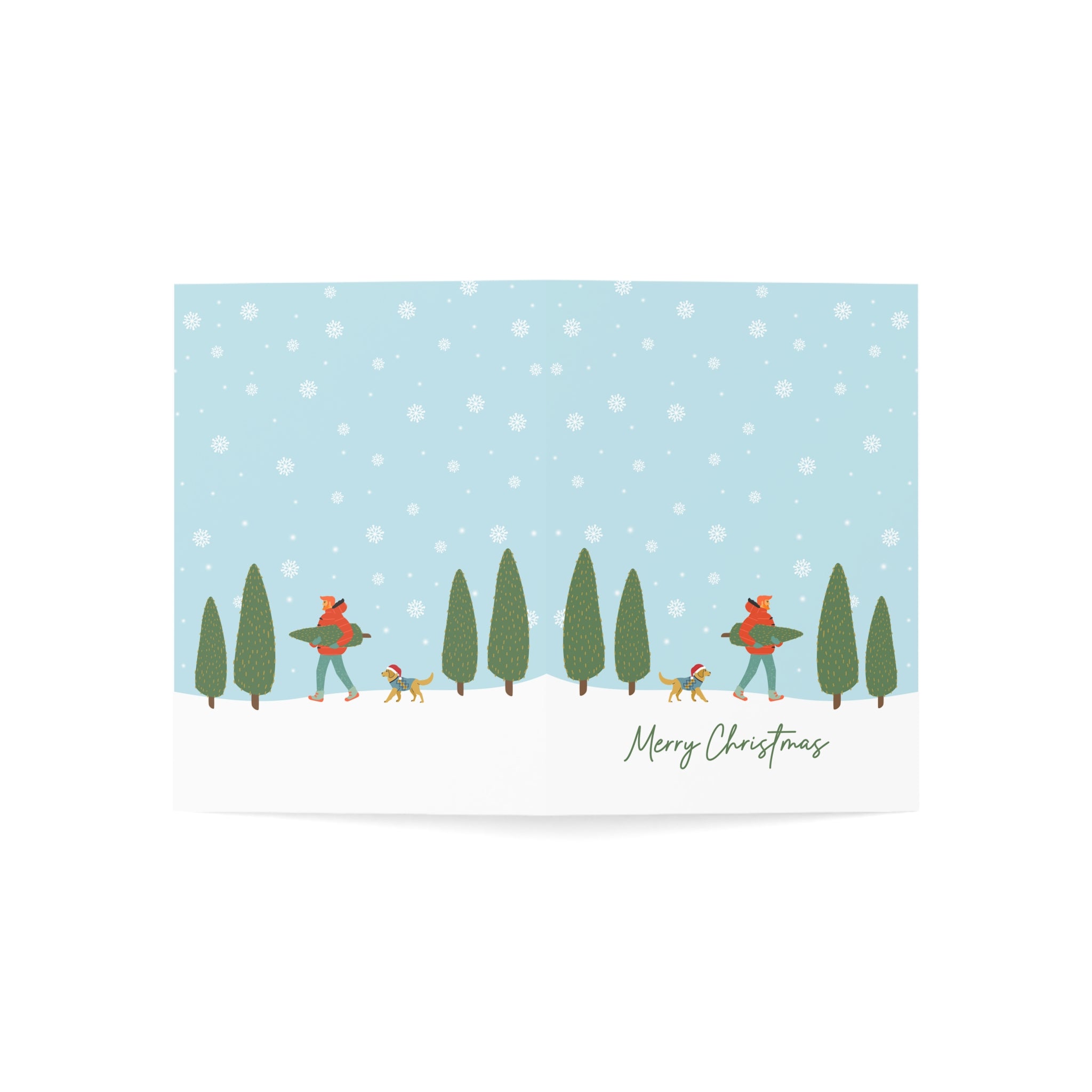 Merry Christmas 10 Greeting Cards