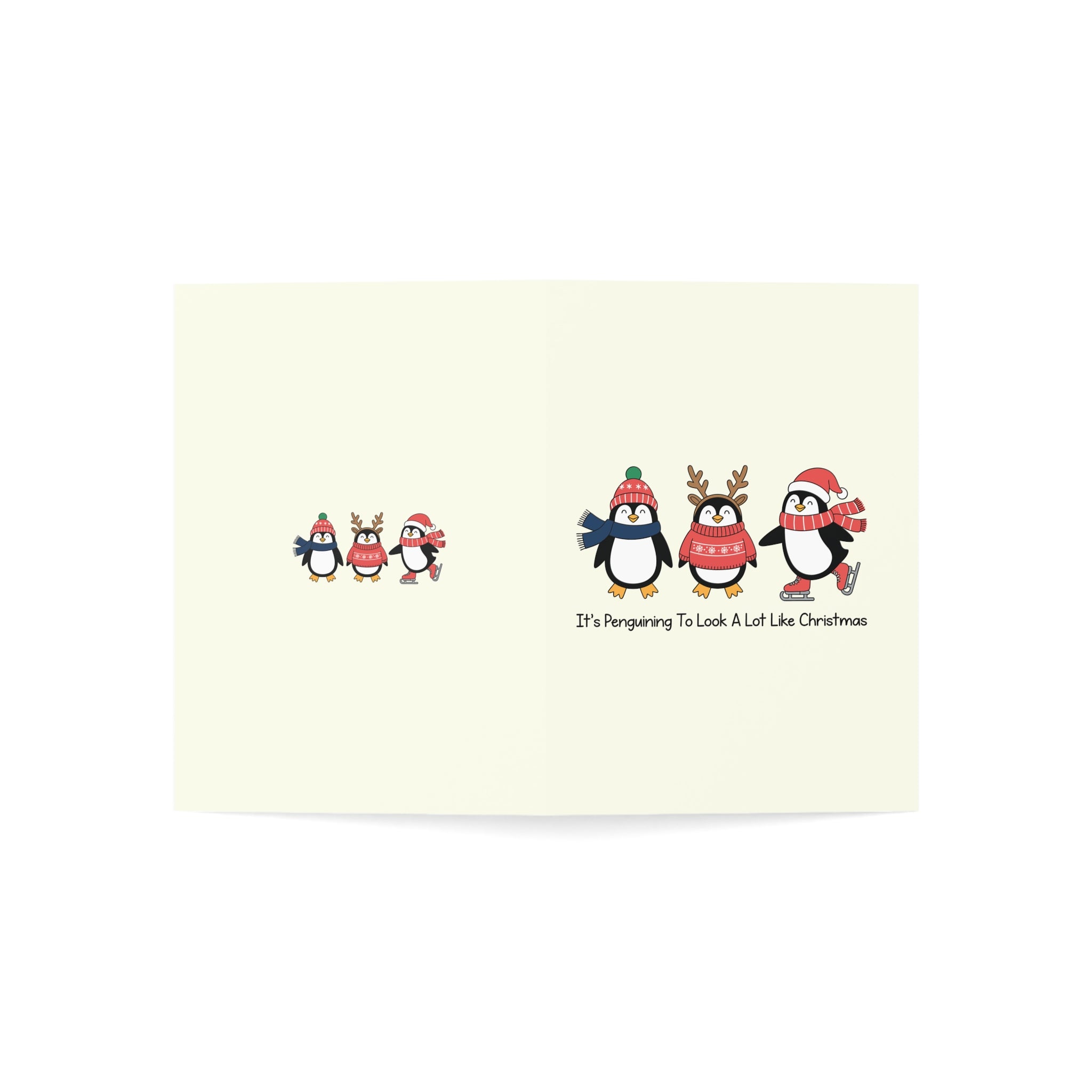 It's Penguining to Look a Lot Like Christmas Greeting Cards