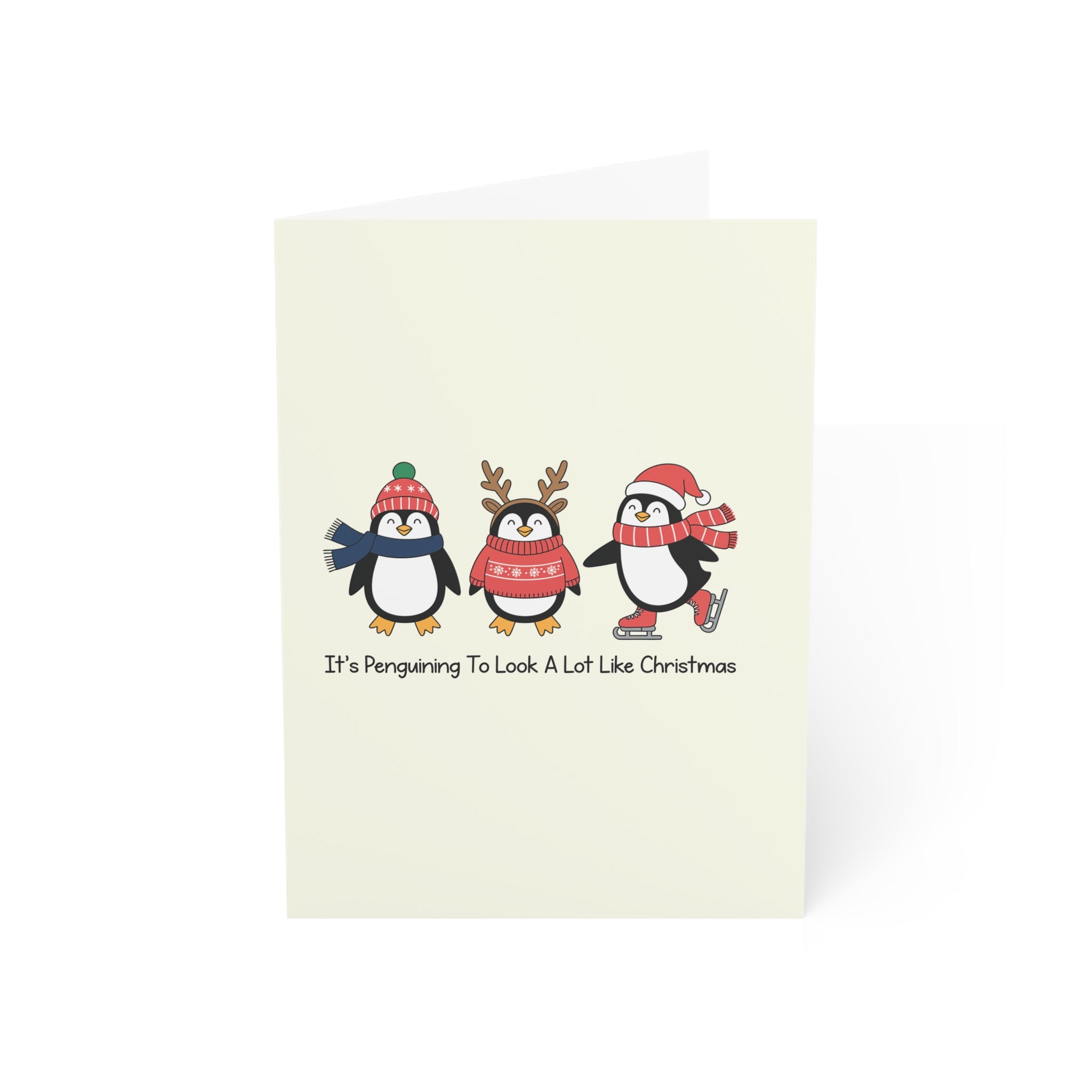 It's Penguining to Look a Lot Like Christmas Greeting Cards
