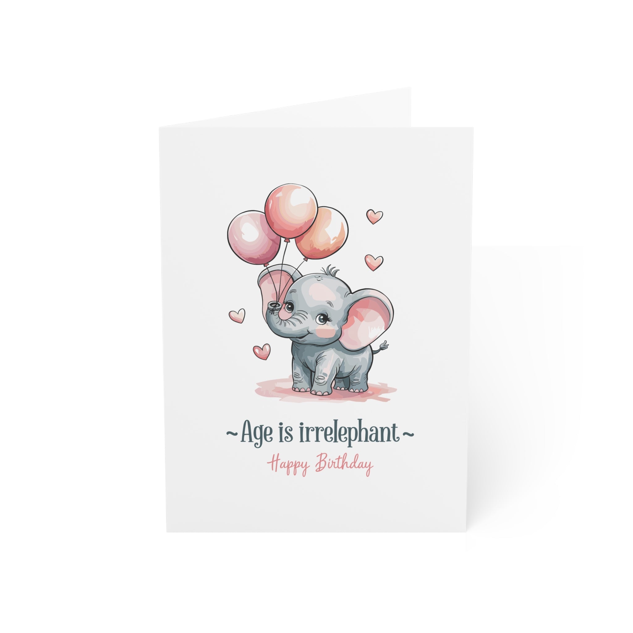 Age Is Irrelephant Greeting Cards