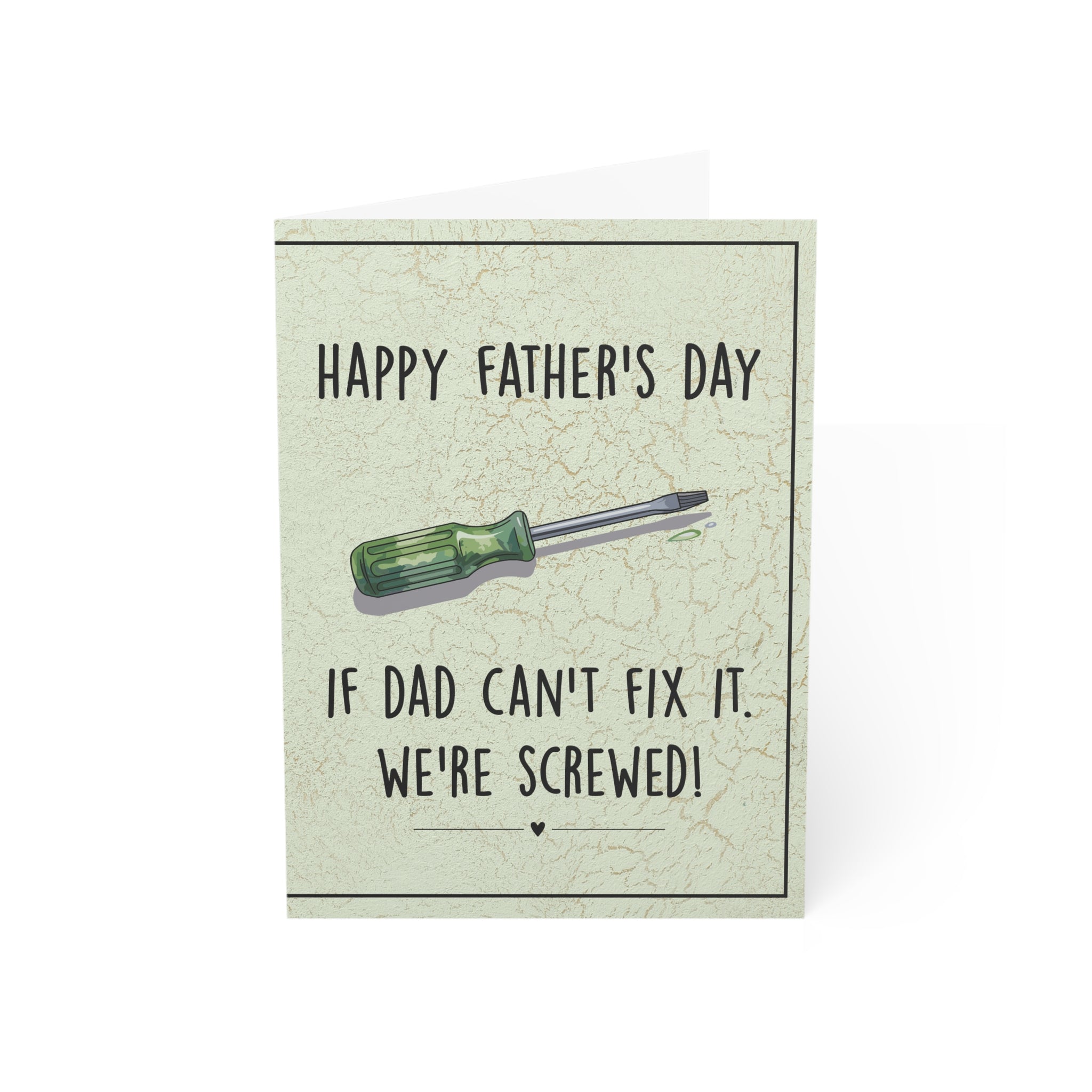 If Dad Can’t Fix It Greeting Cards