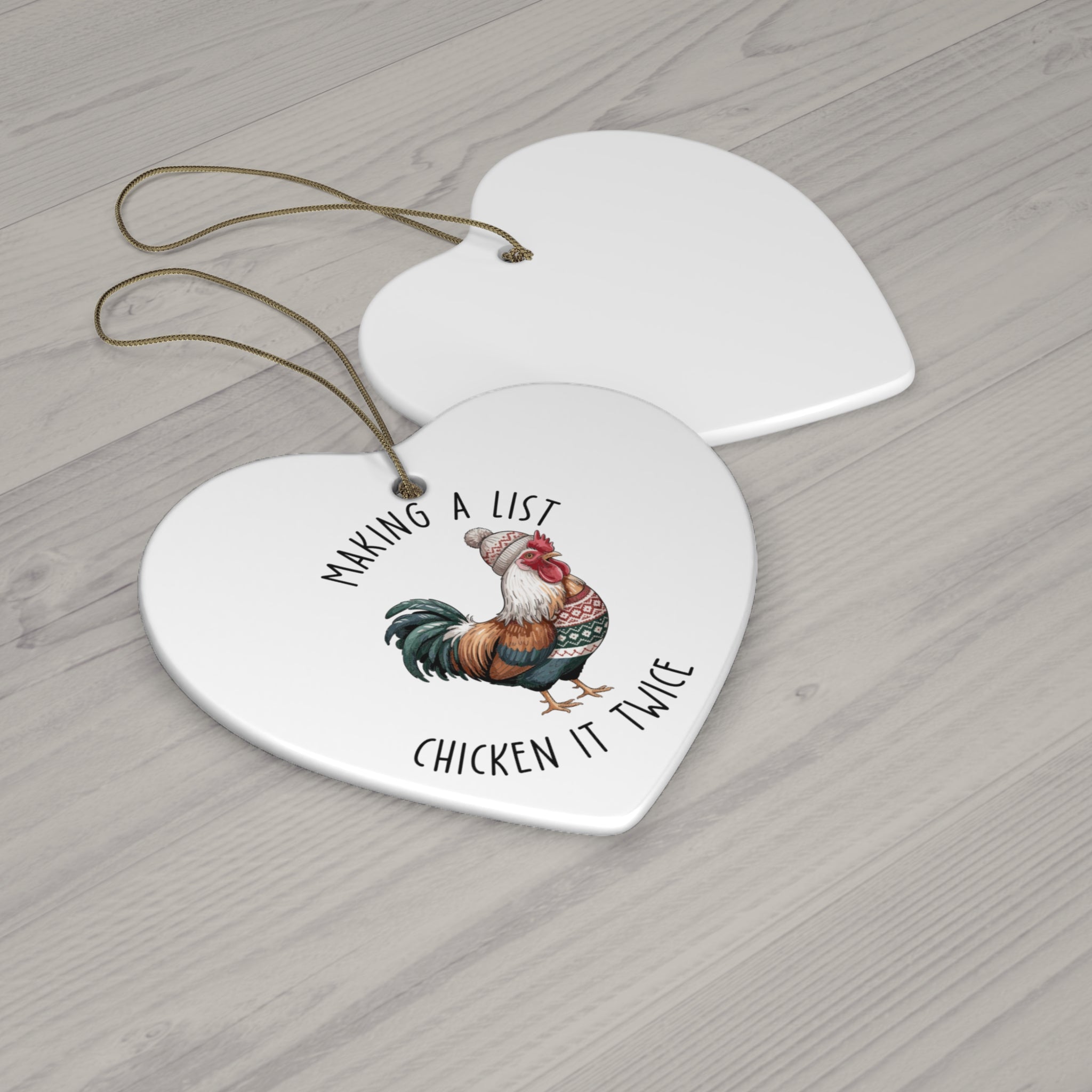 Making a List Ceramic Ornament