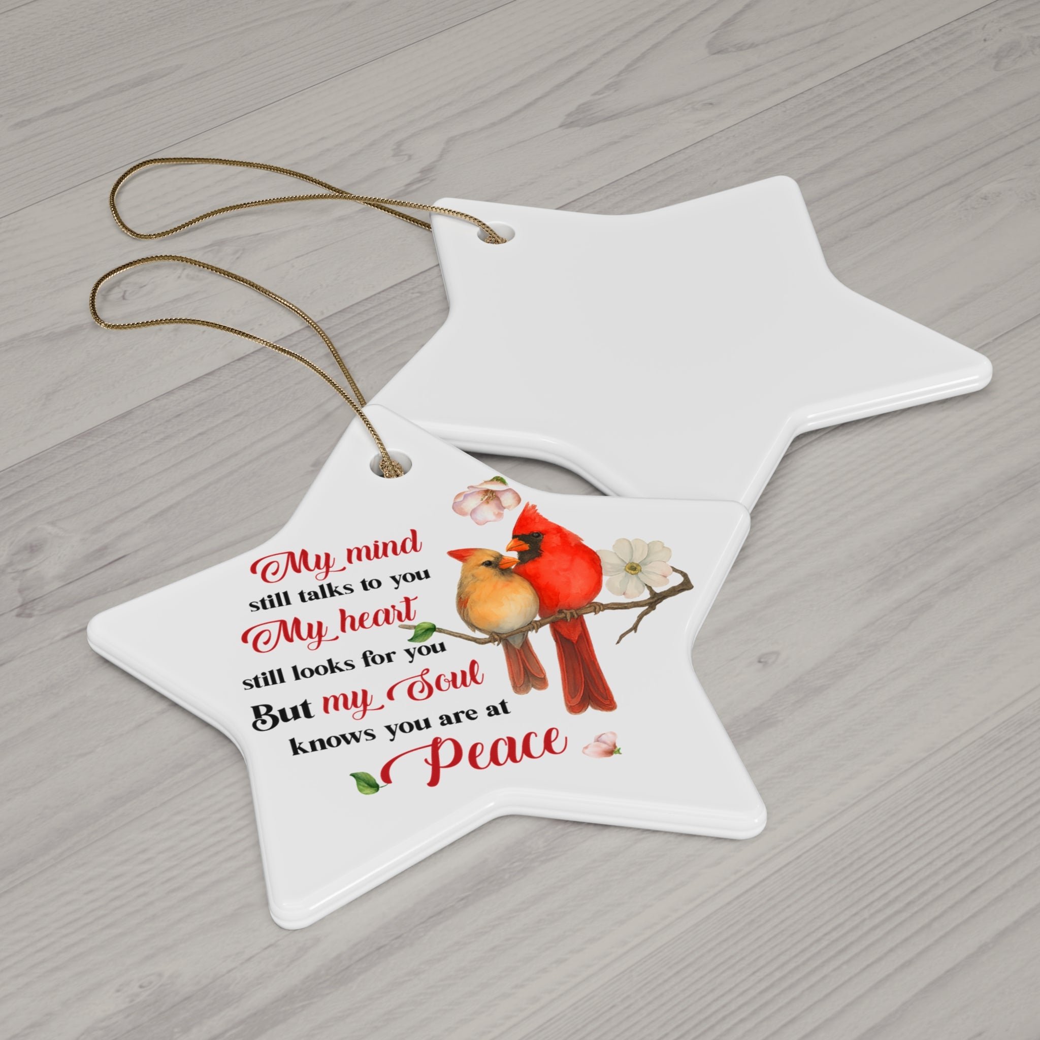 My Mind Still Talks to You Ceramic Ornament
