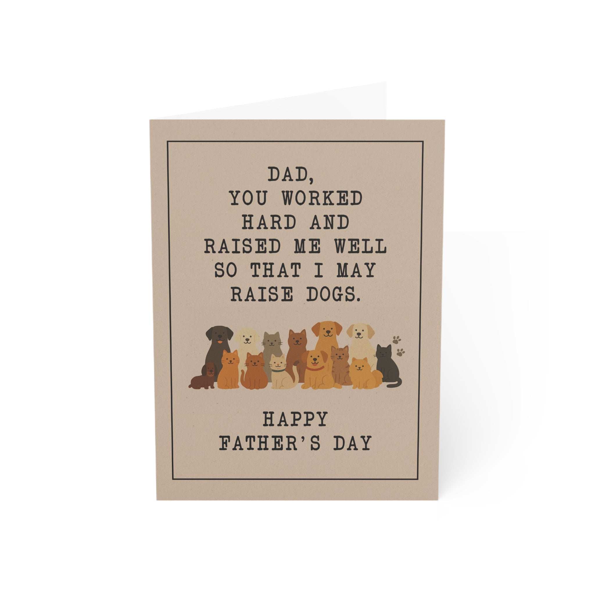 Dad You Worked Hard Greeting Cards