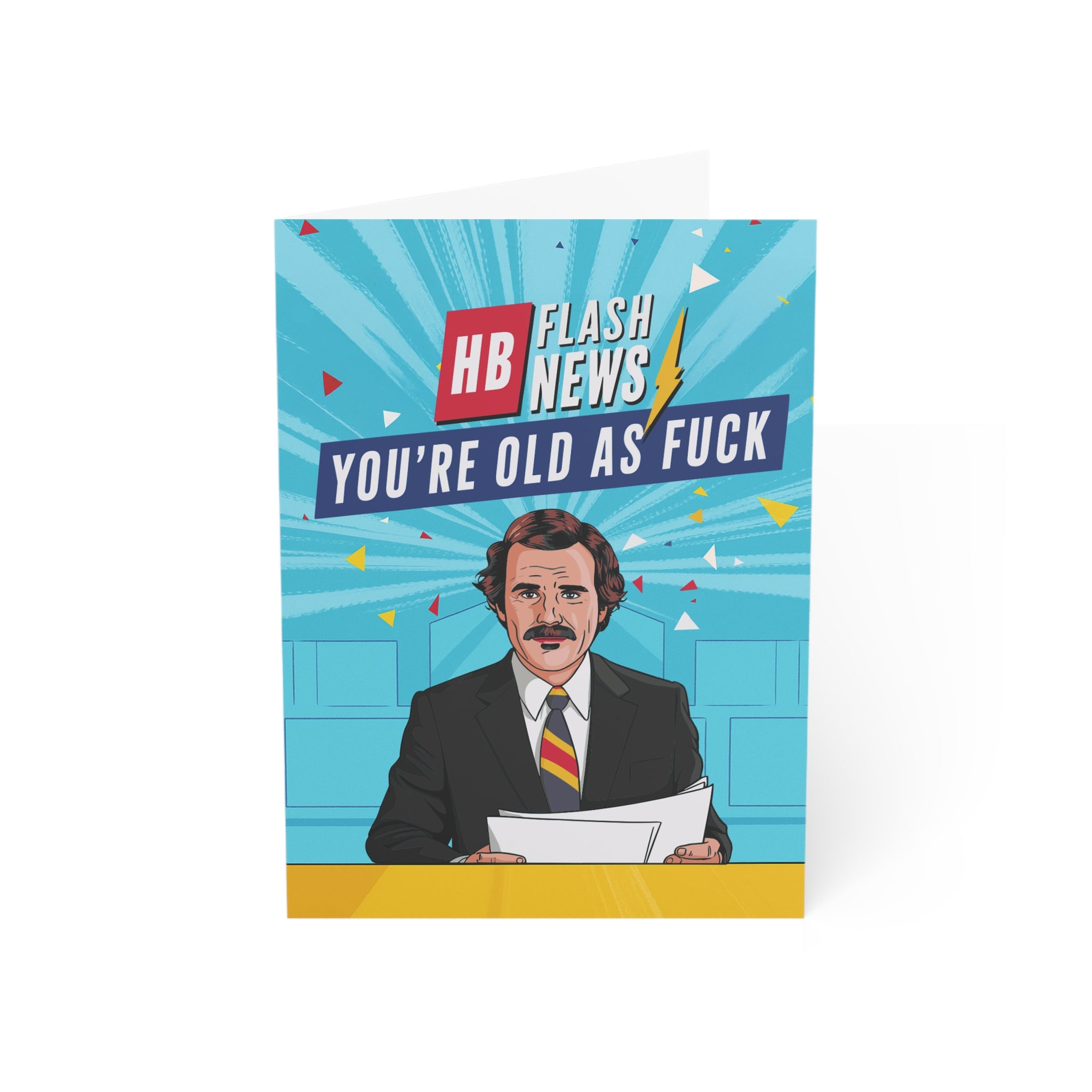 HB Flash News Greeting Cards