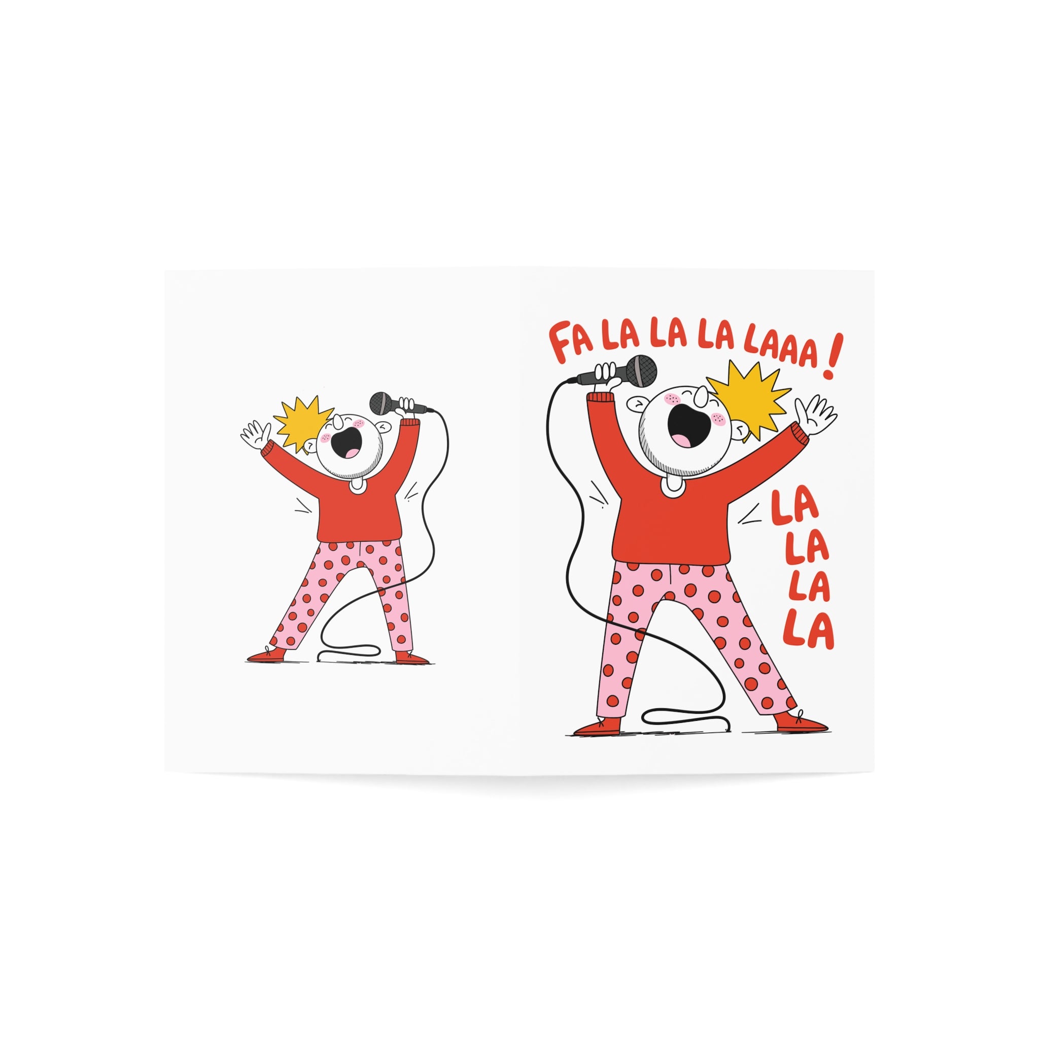 FA LA LA LA LAAAA! Greeting Cards