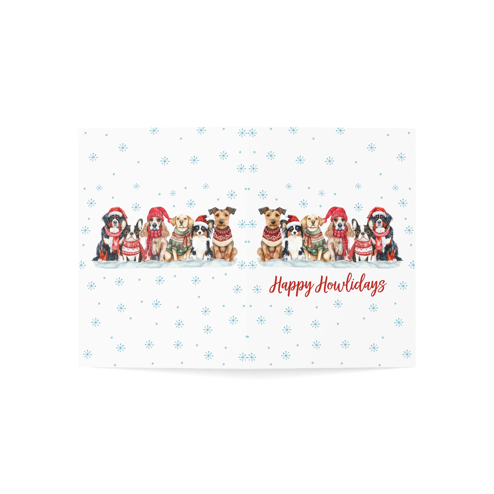 Happy Howlidays Greeting Cards