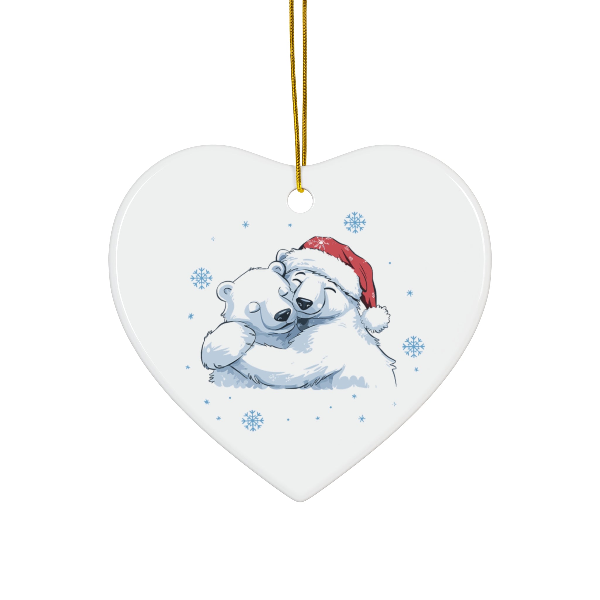 Polar Bear Ceramic Ornament