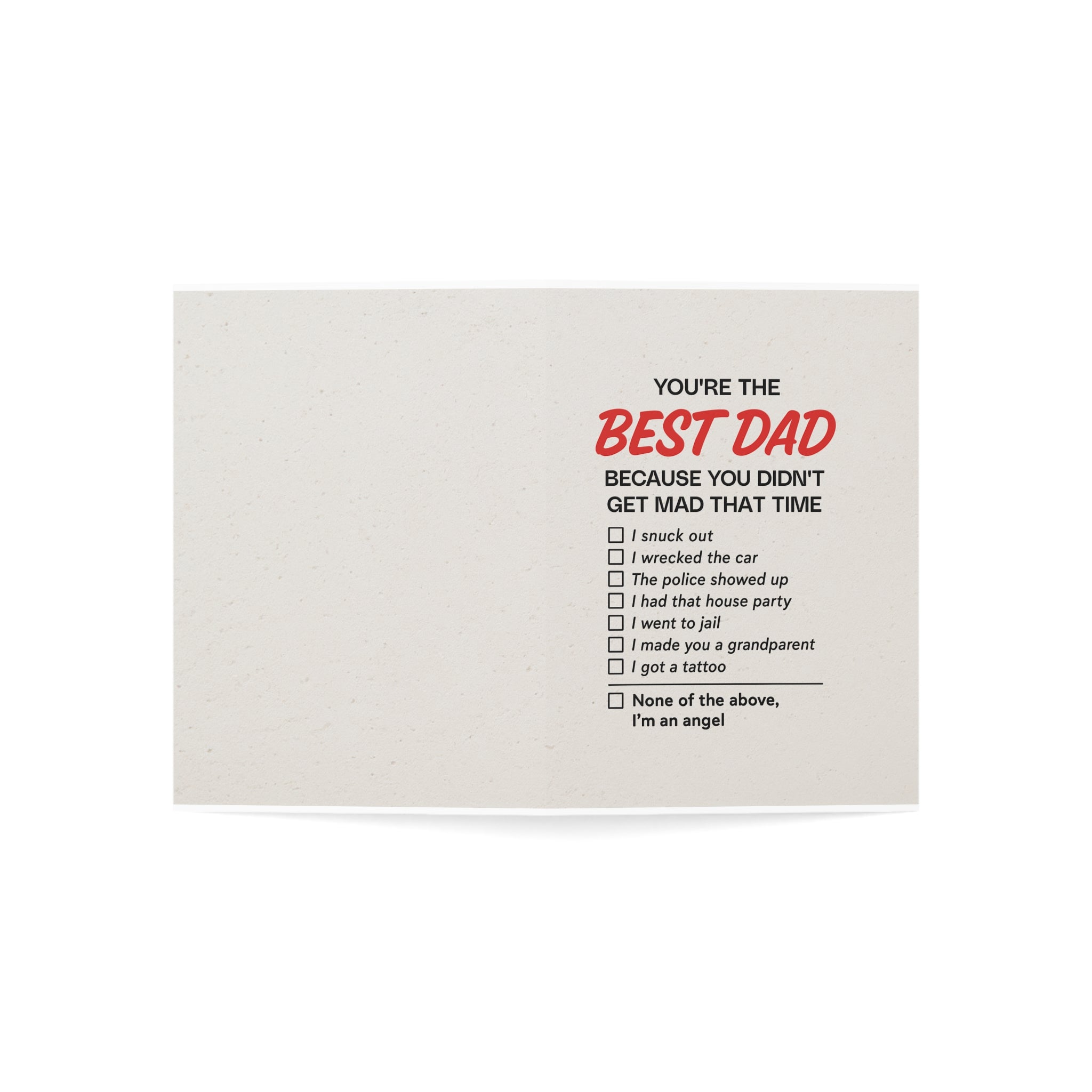 You're the Best Dad Greeting Cards