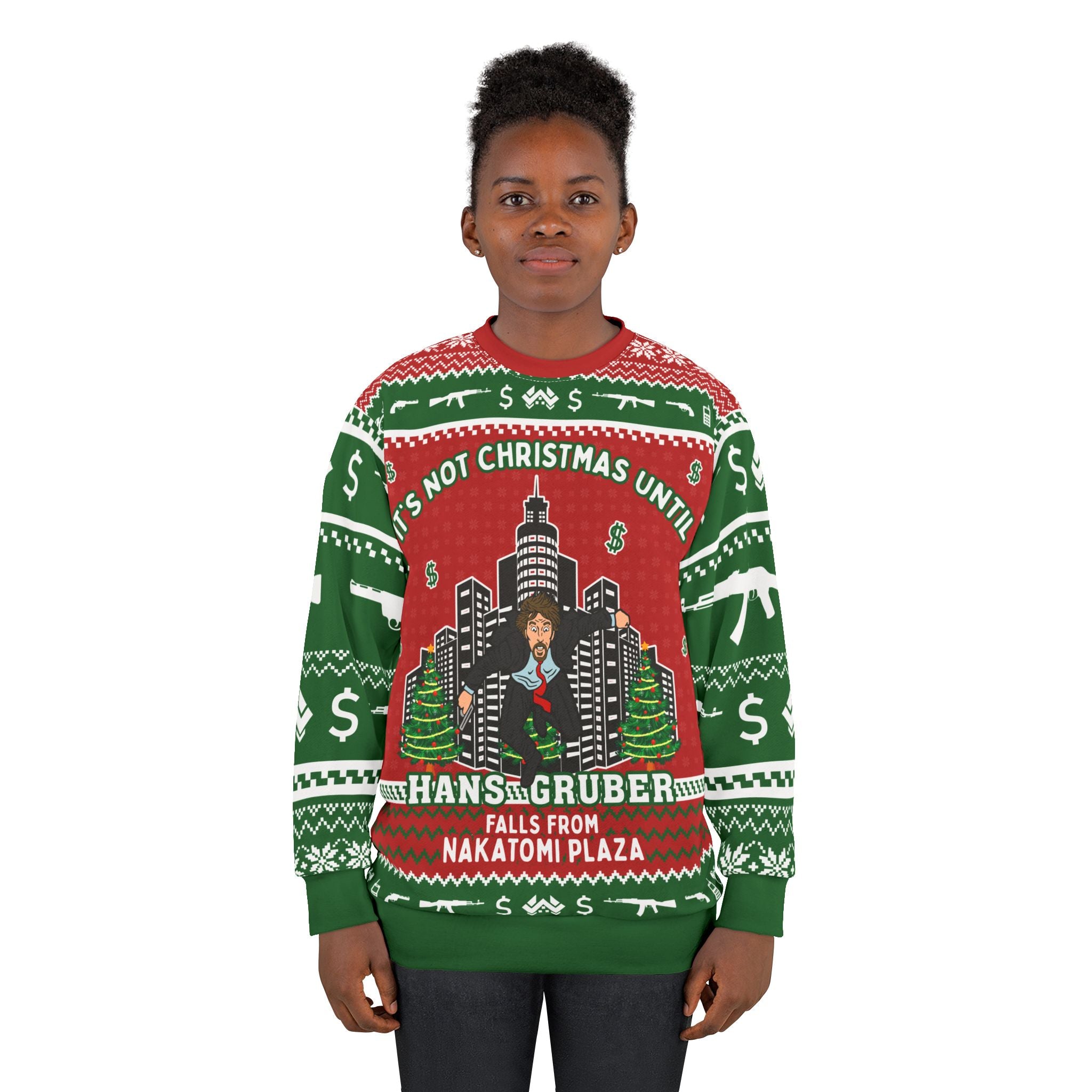 Hans Gruber Ugly Christmas Sweater