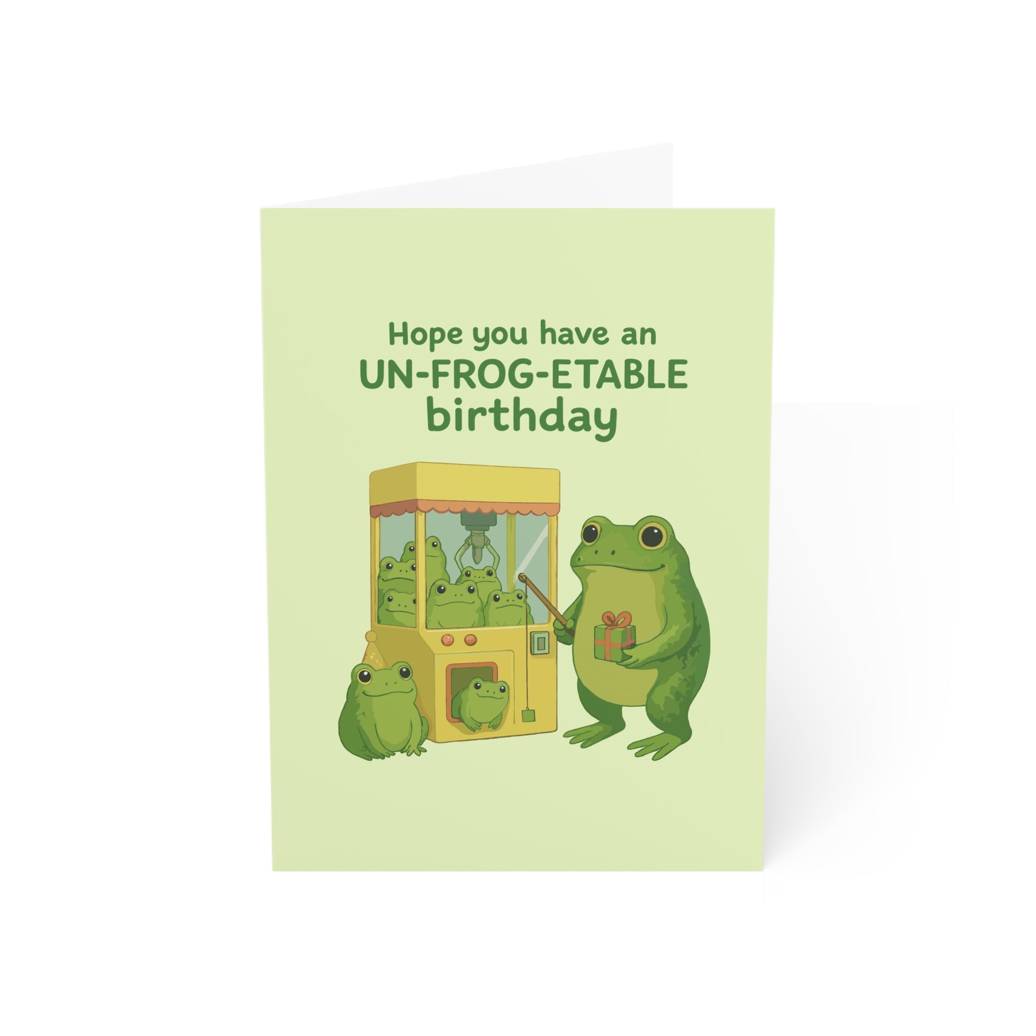 Hope You Have an UN-FROG-ETABLE Birthday Greeting Cards