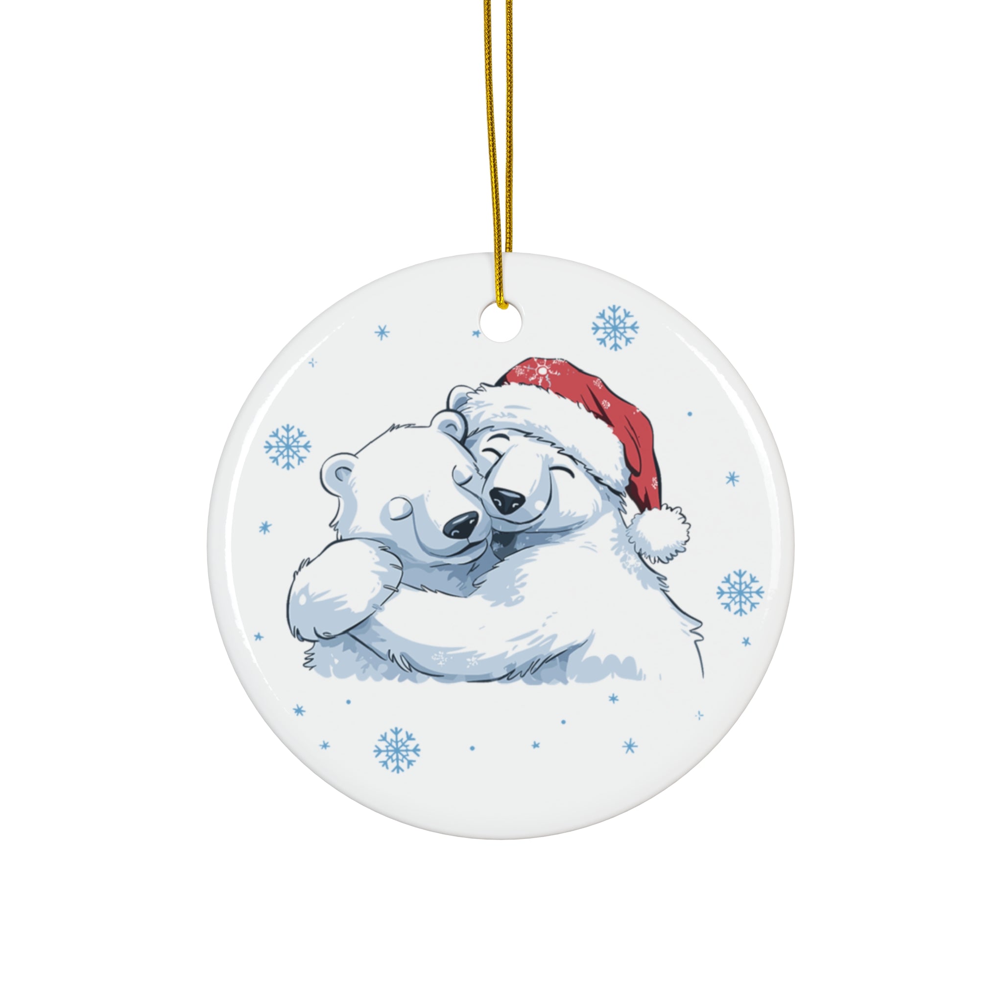 Polar Bear Ceramic Ornament