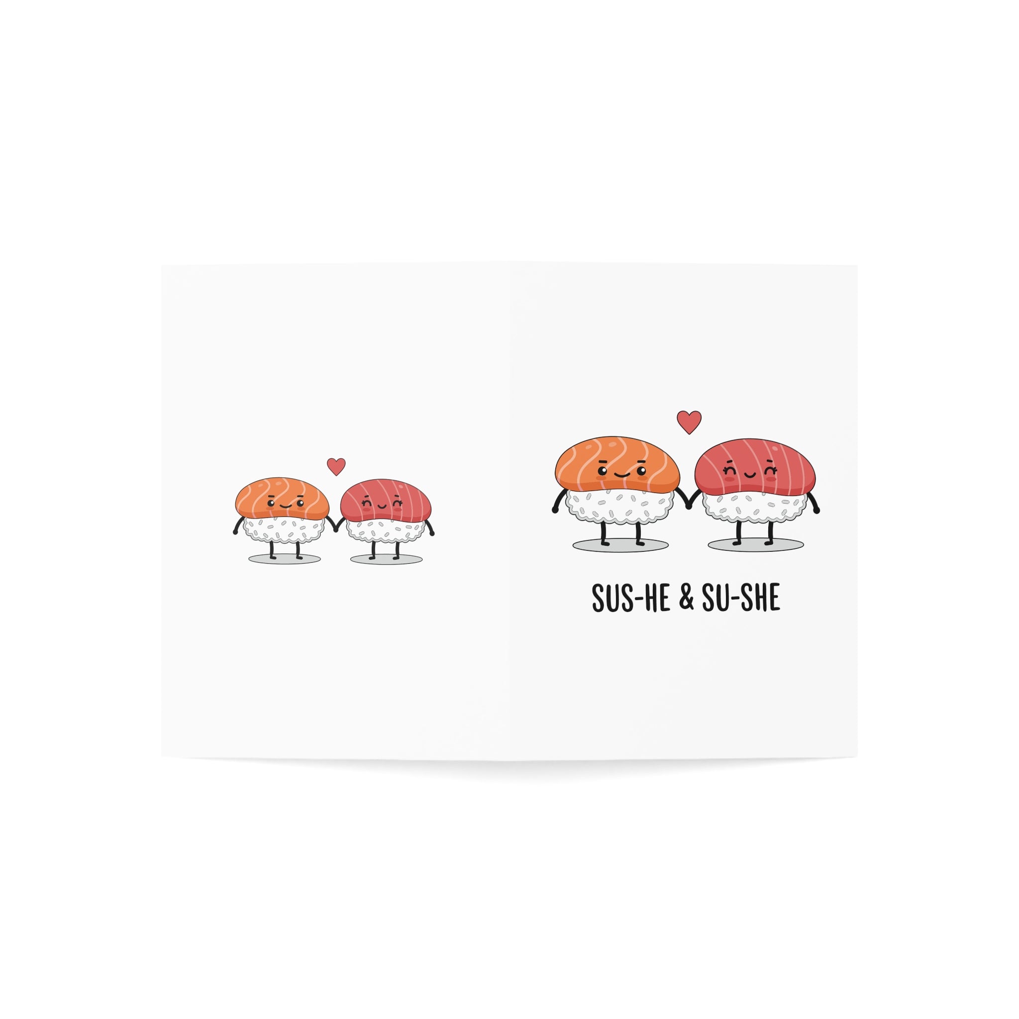 Sus-He & Su-She Greeting Cards