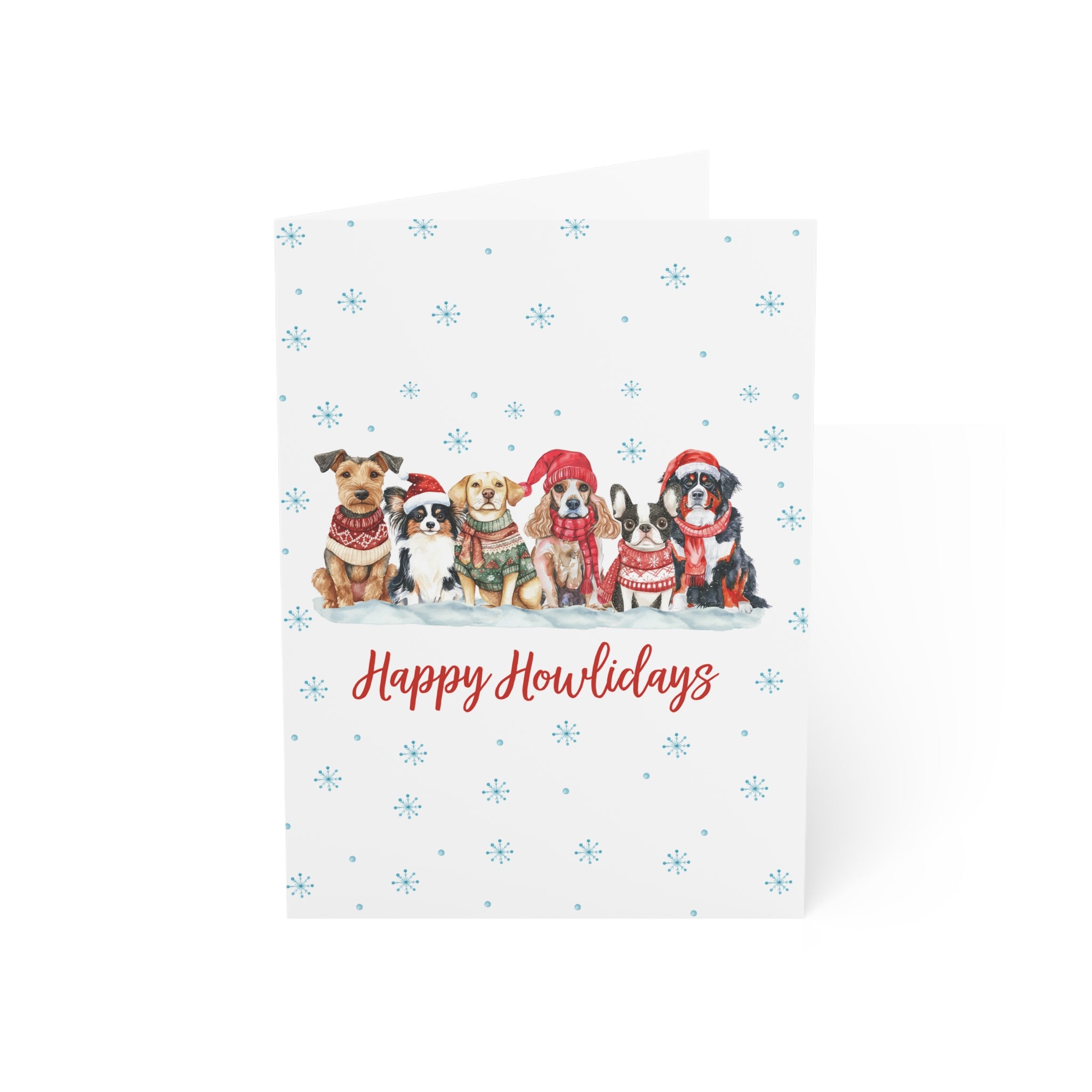 Happy Howlidays Greeting Cards