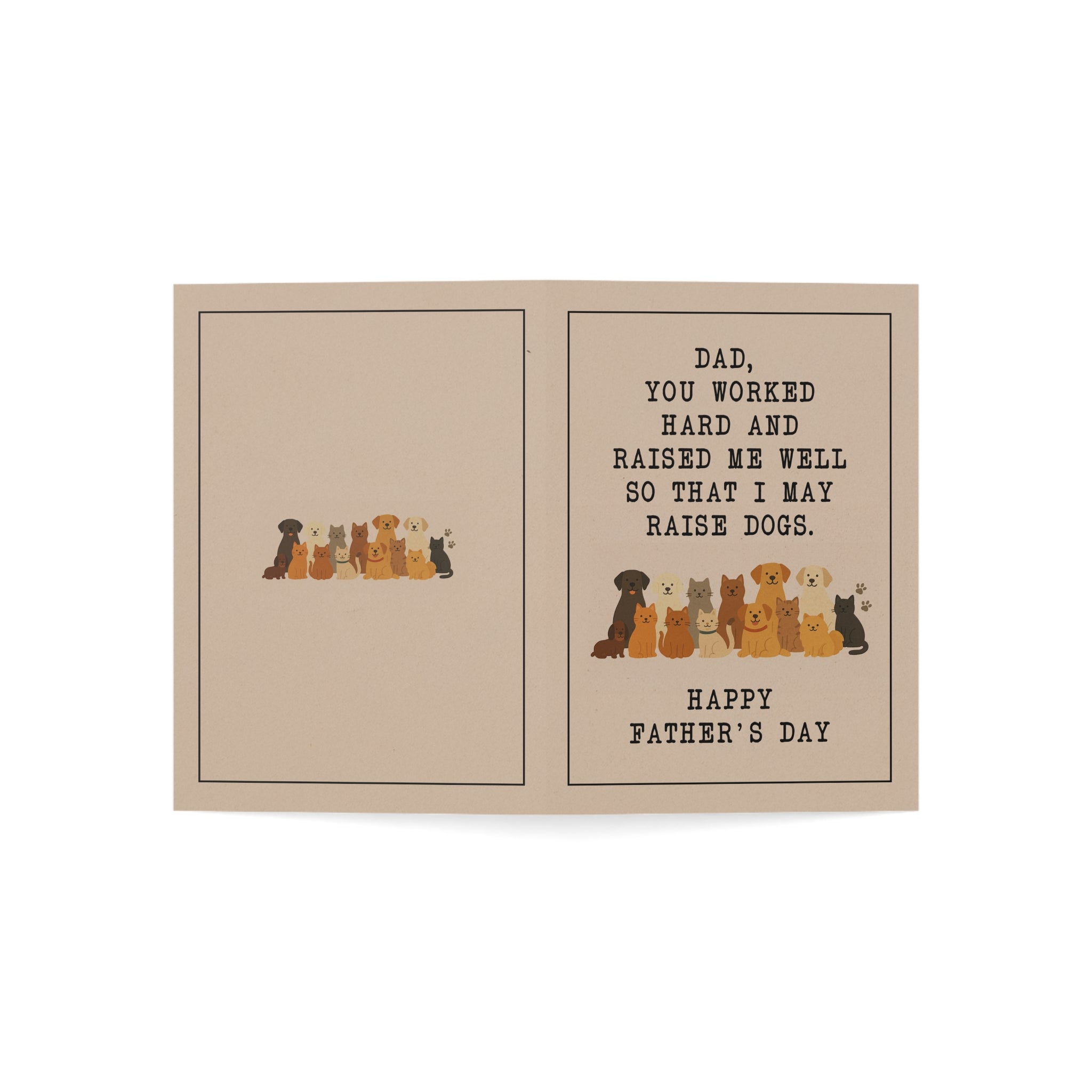 Dad You Worked Hard Greeting Cards
