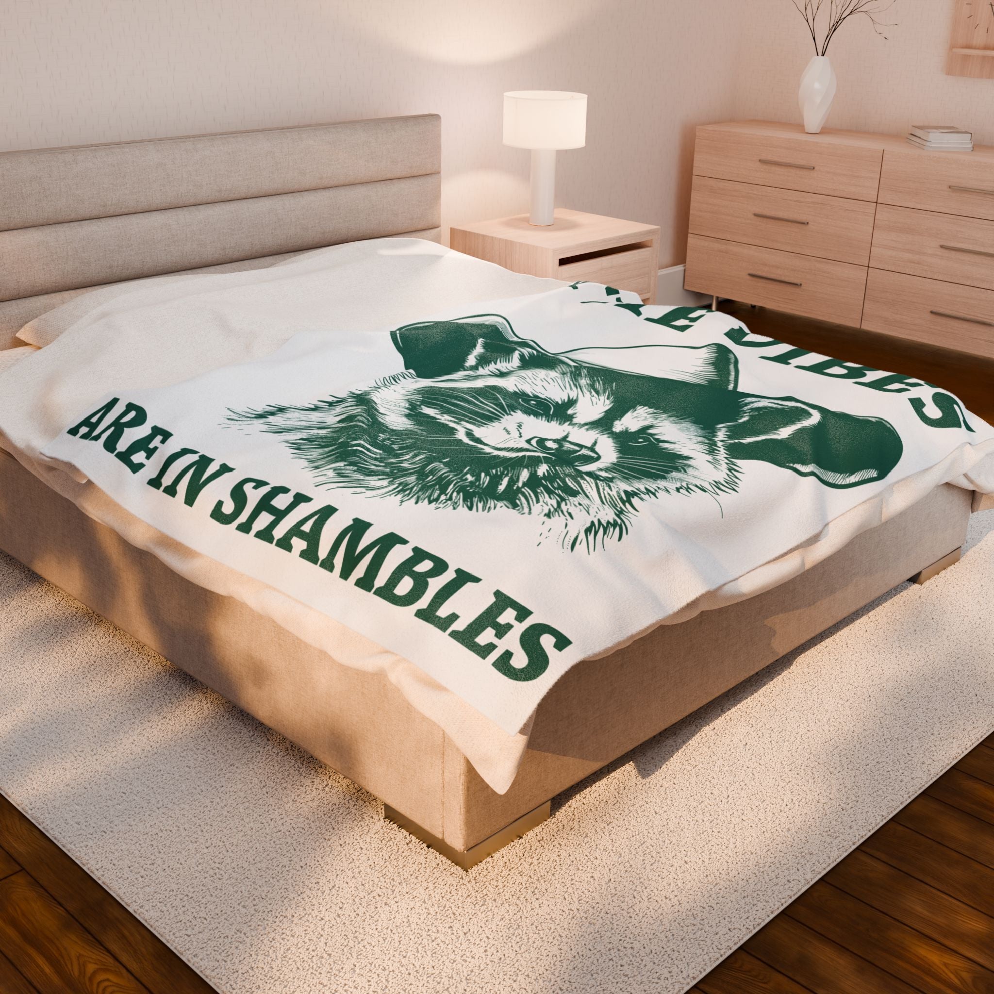 The Vibes Are in Shambles Blanket