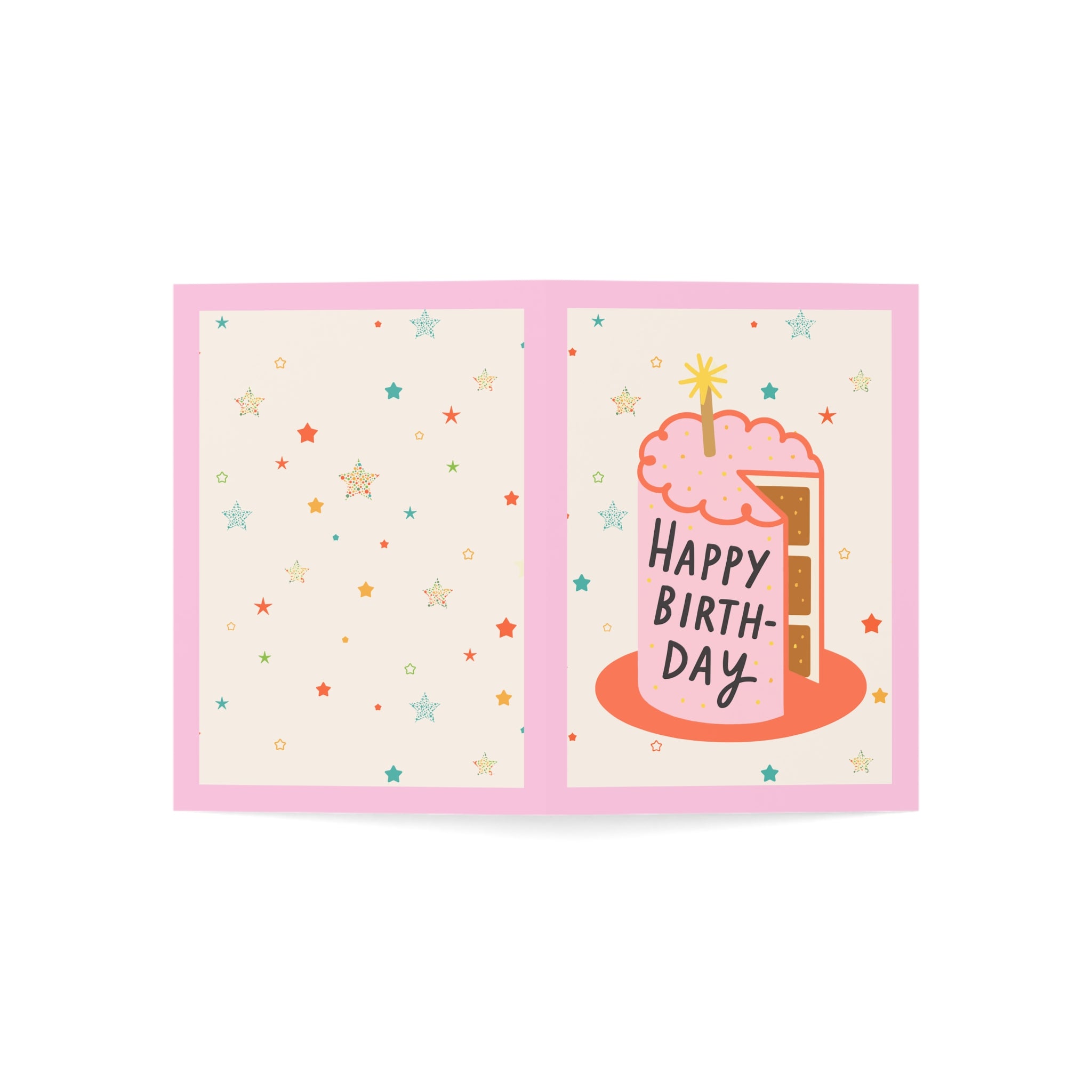 Cake-Happy Birthday Greeting Cards