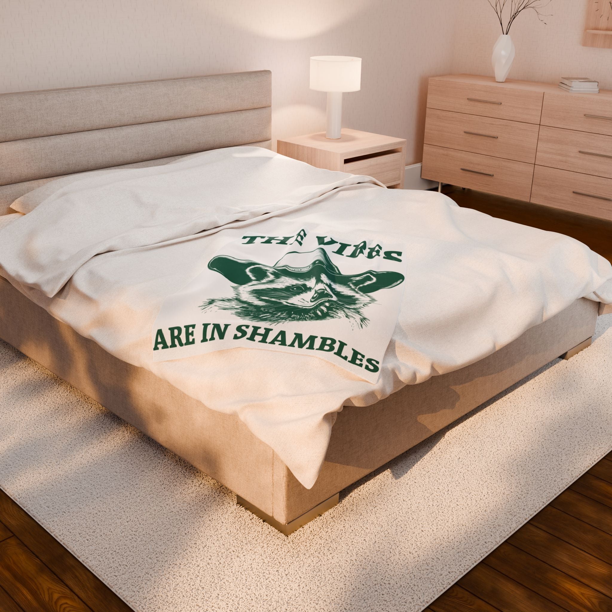 The Vibes Are in Shambles Blanket