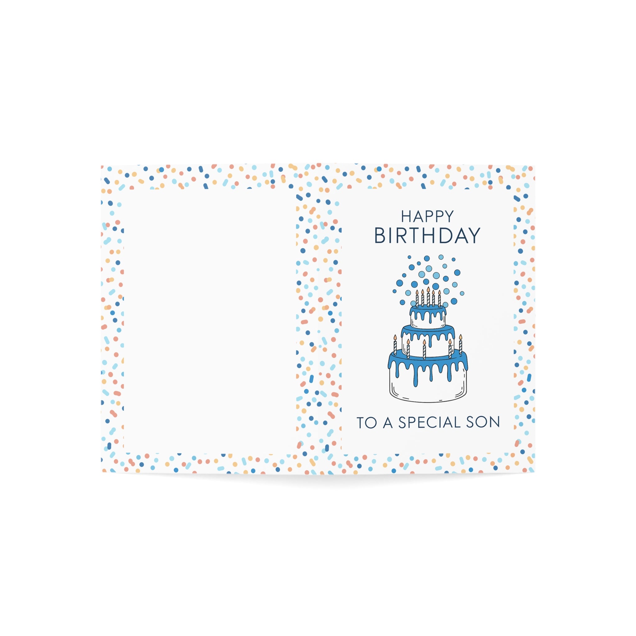 Happy Birthday To A Special Son Greeting Cards
