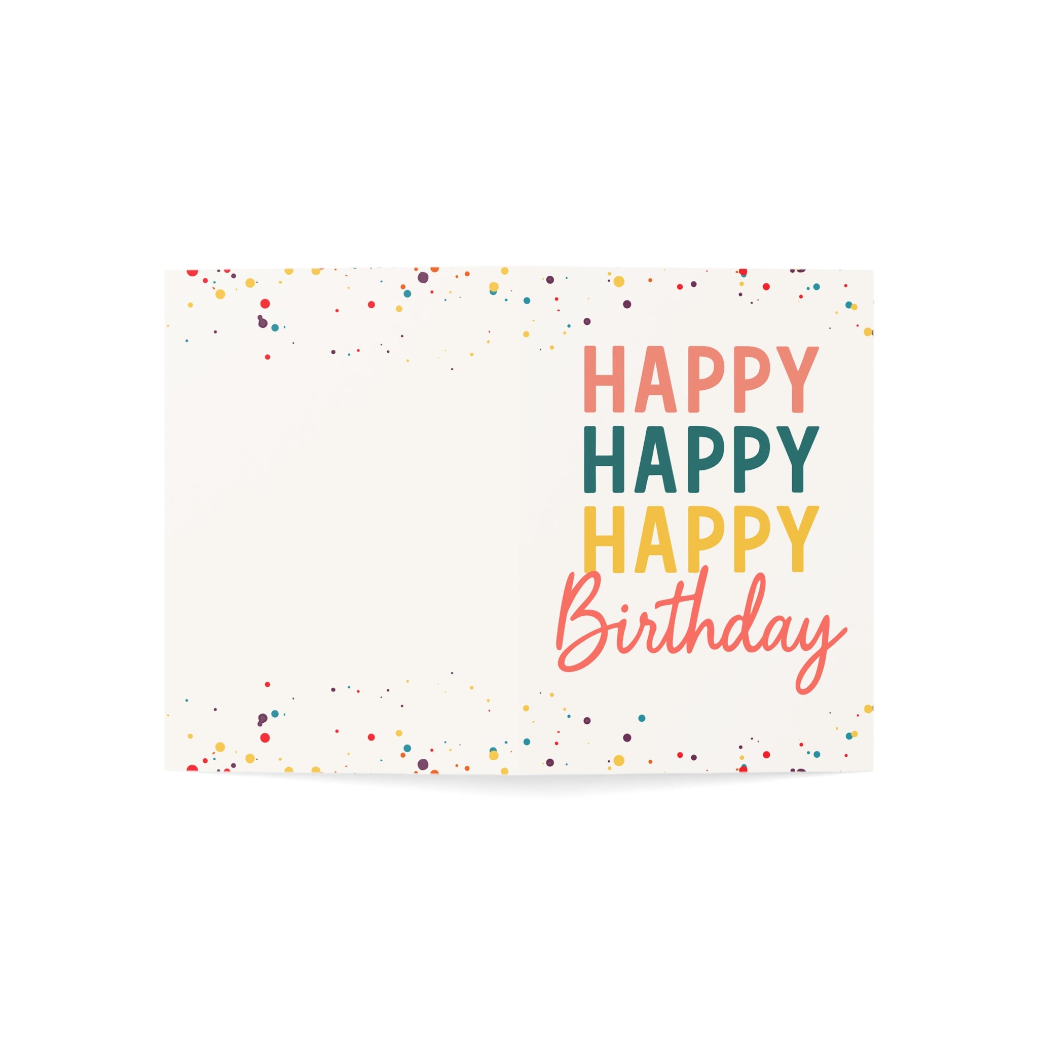 Happy Happy Happy Birthday Greeting Cards