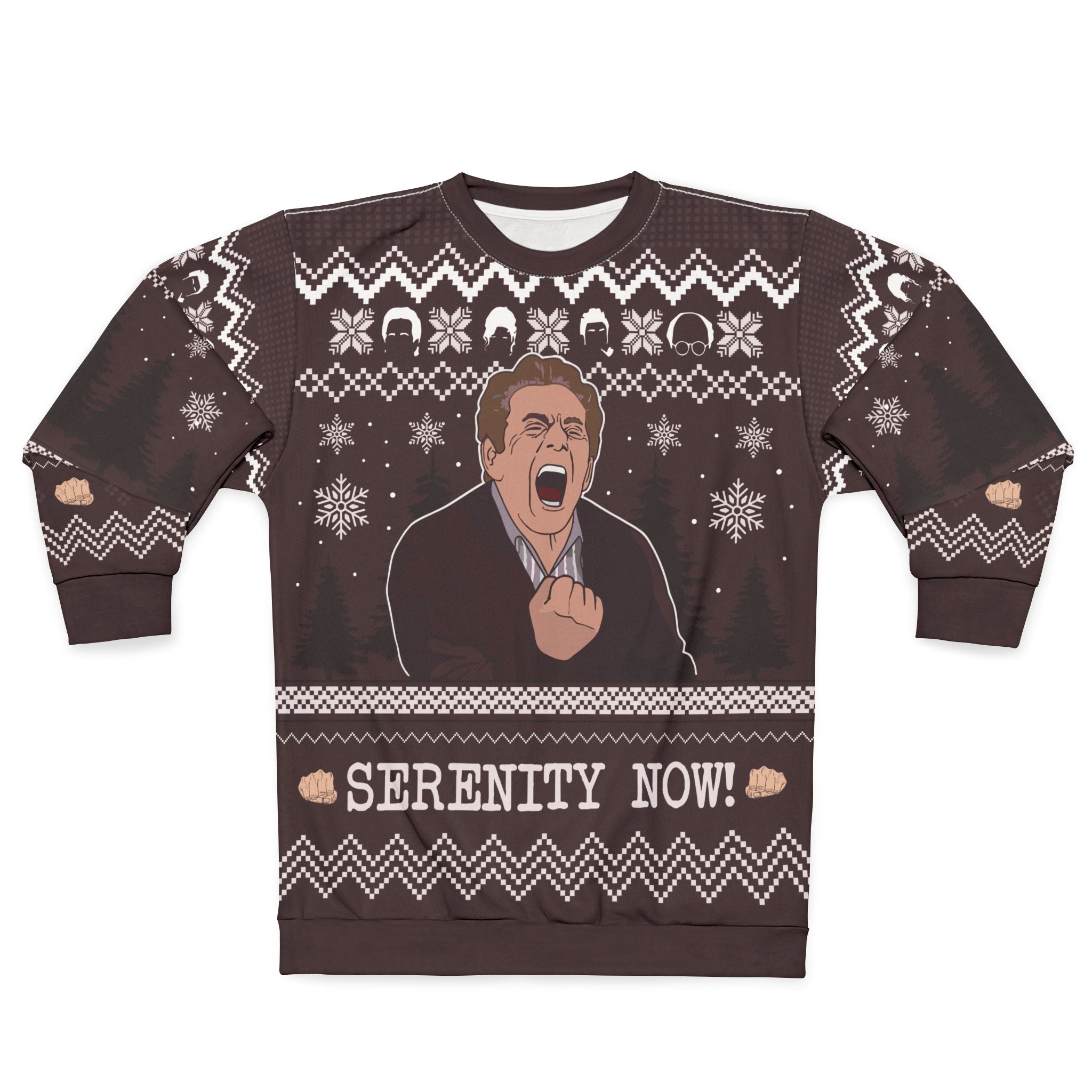 Serenity Now Ugly Christmas Sweater