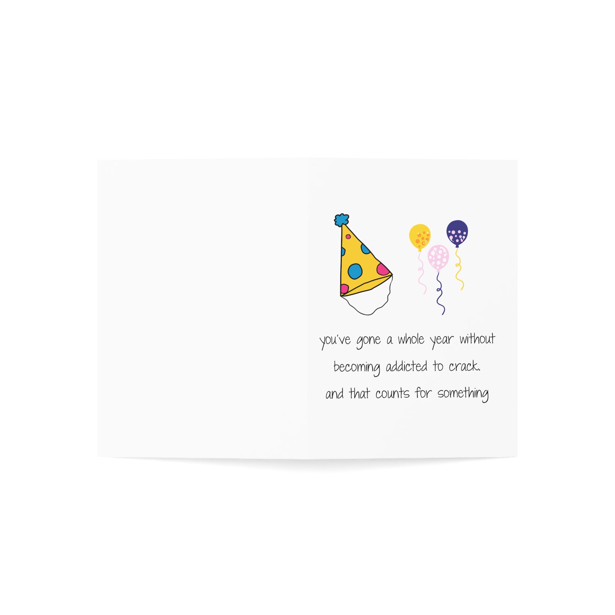 You've Gone a Whole Year Greeting Cards