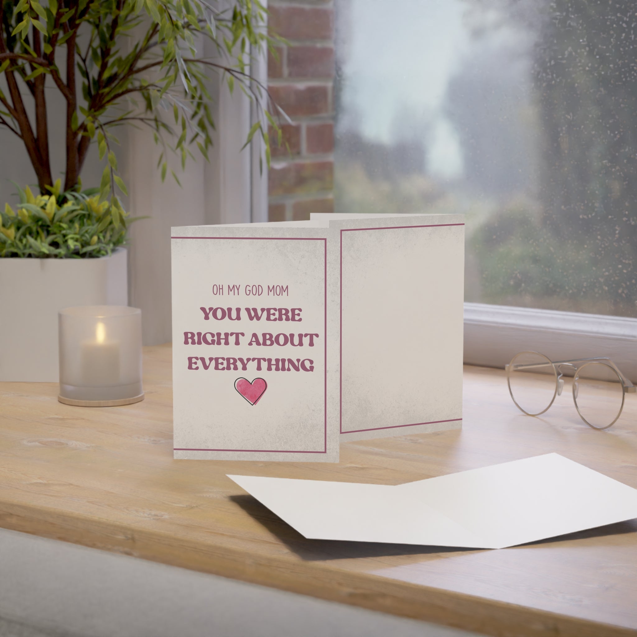 Oh My God Mom Greeting Cards