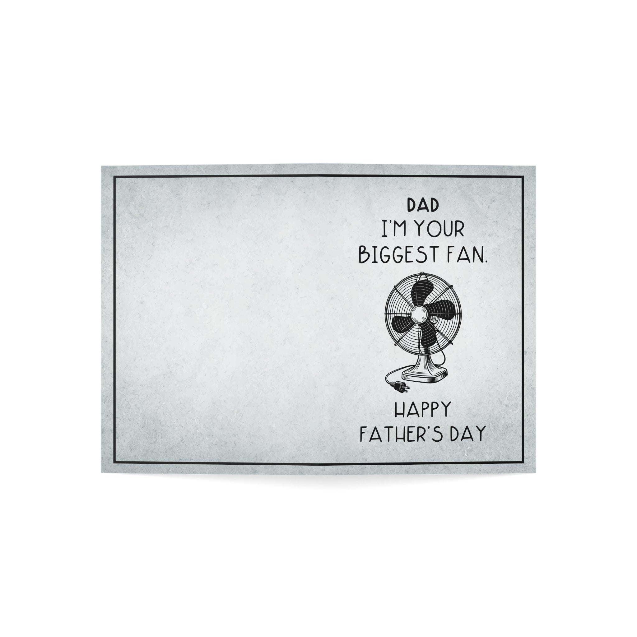 Dad I'm Your Biggest Fan Greeting Cards