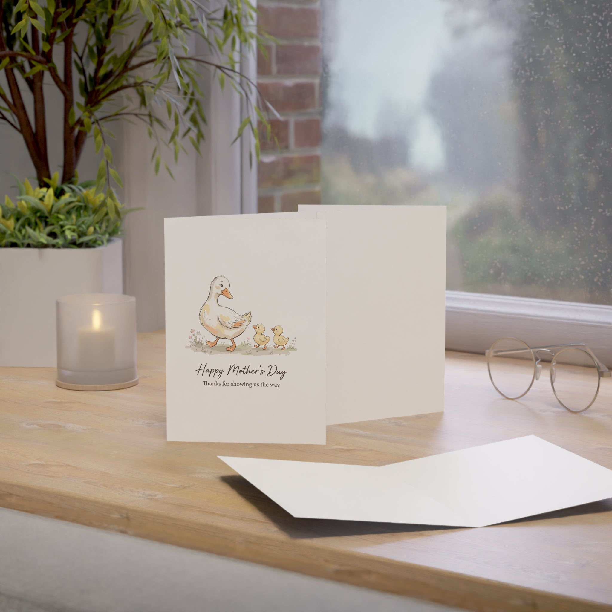 Happy Duck Mother's Day Greeting Cards