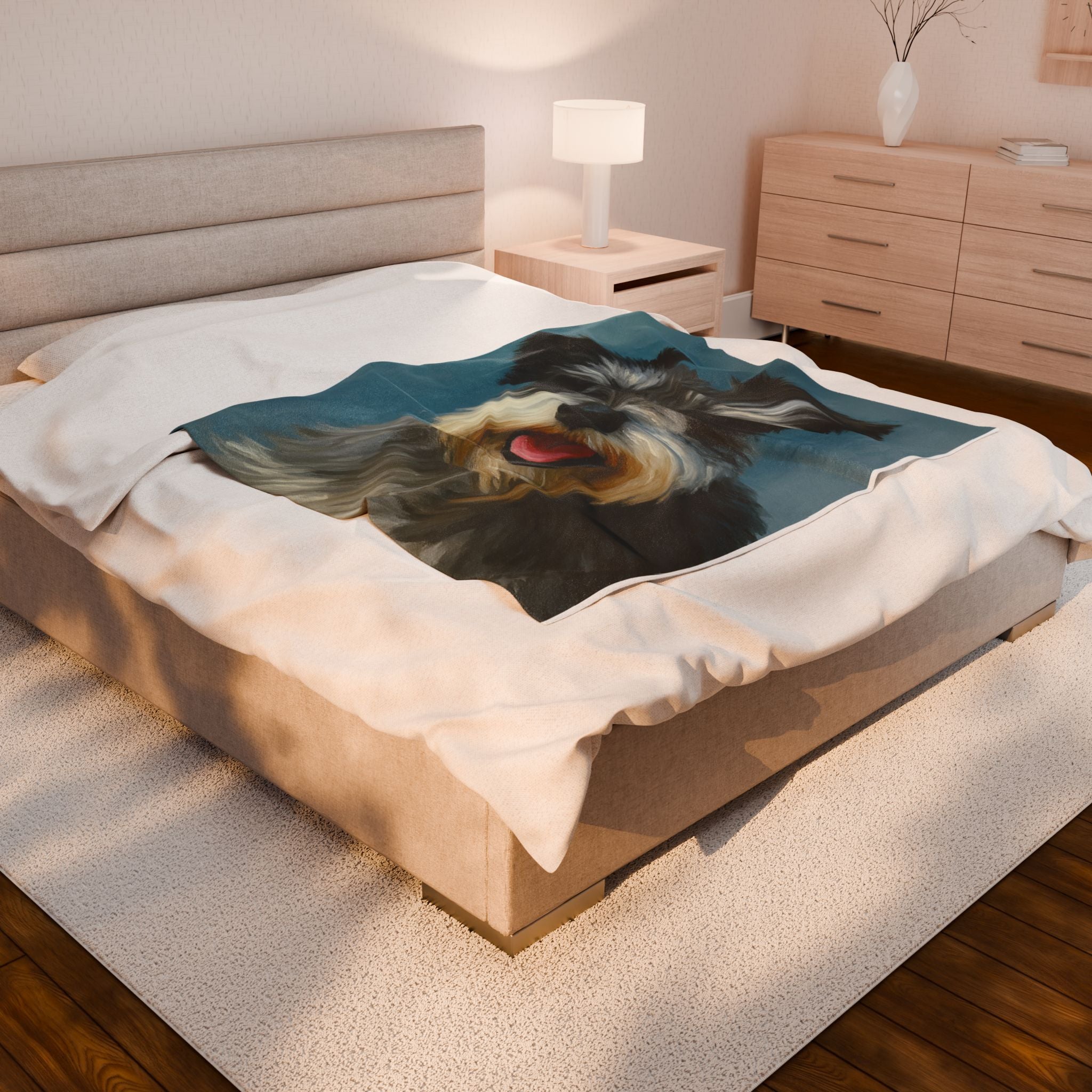 Cute Schnauzer Blanket