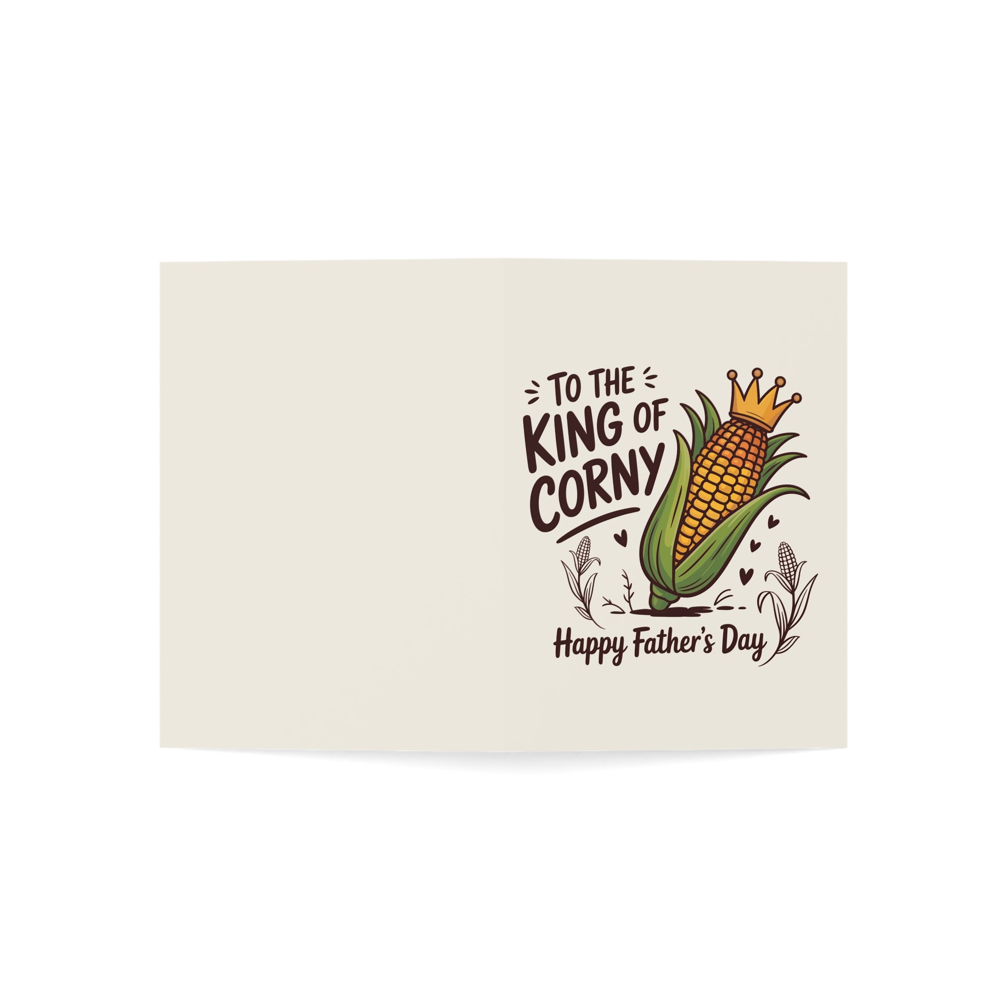 To the King of Corny Happy Father's Day Greeting Cards