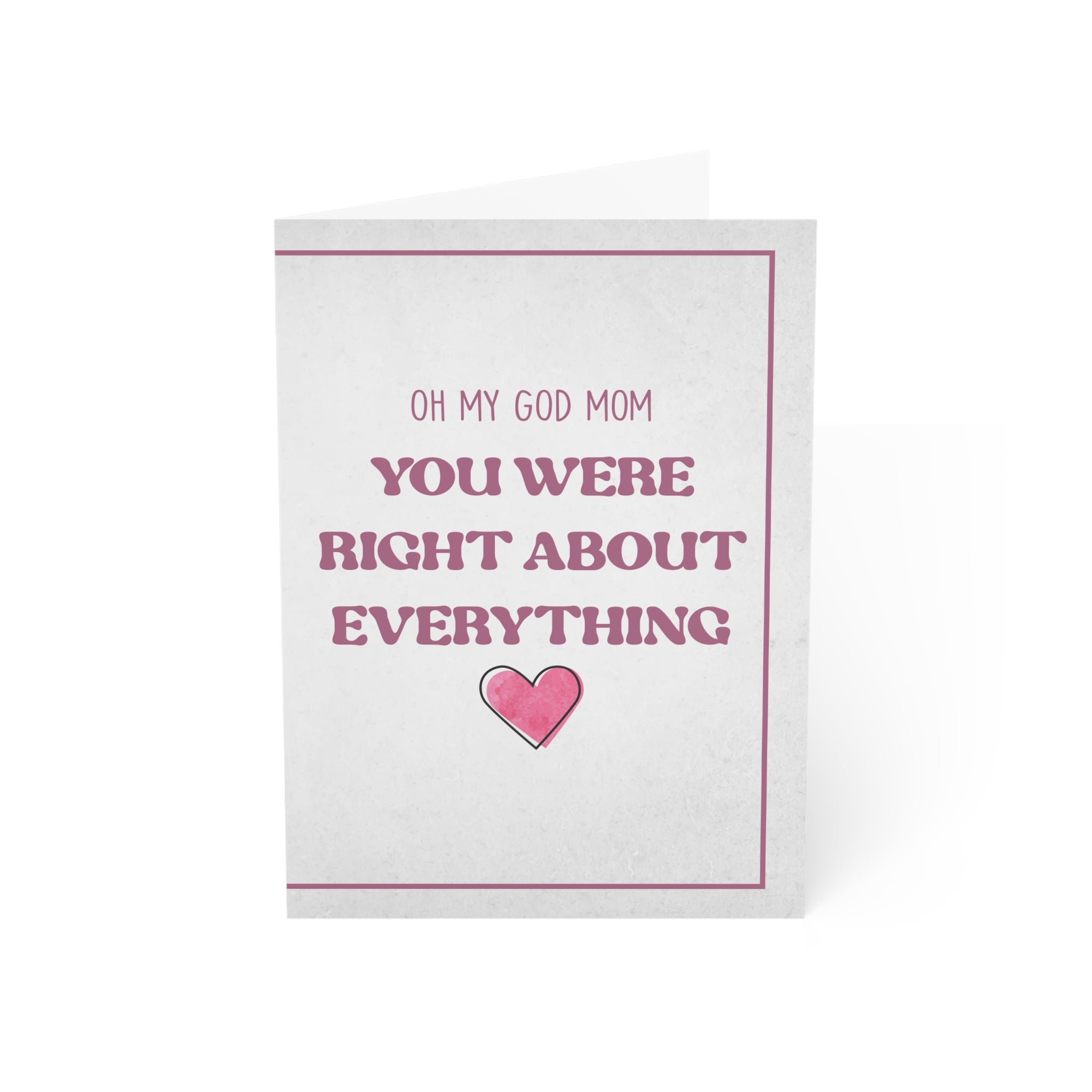 Oh My God Mom Greeting Cards