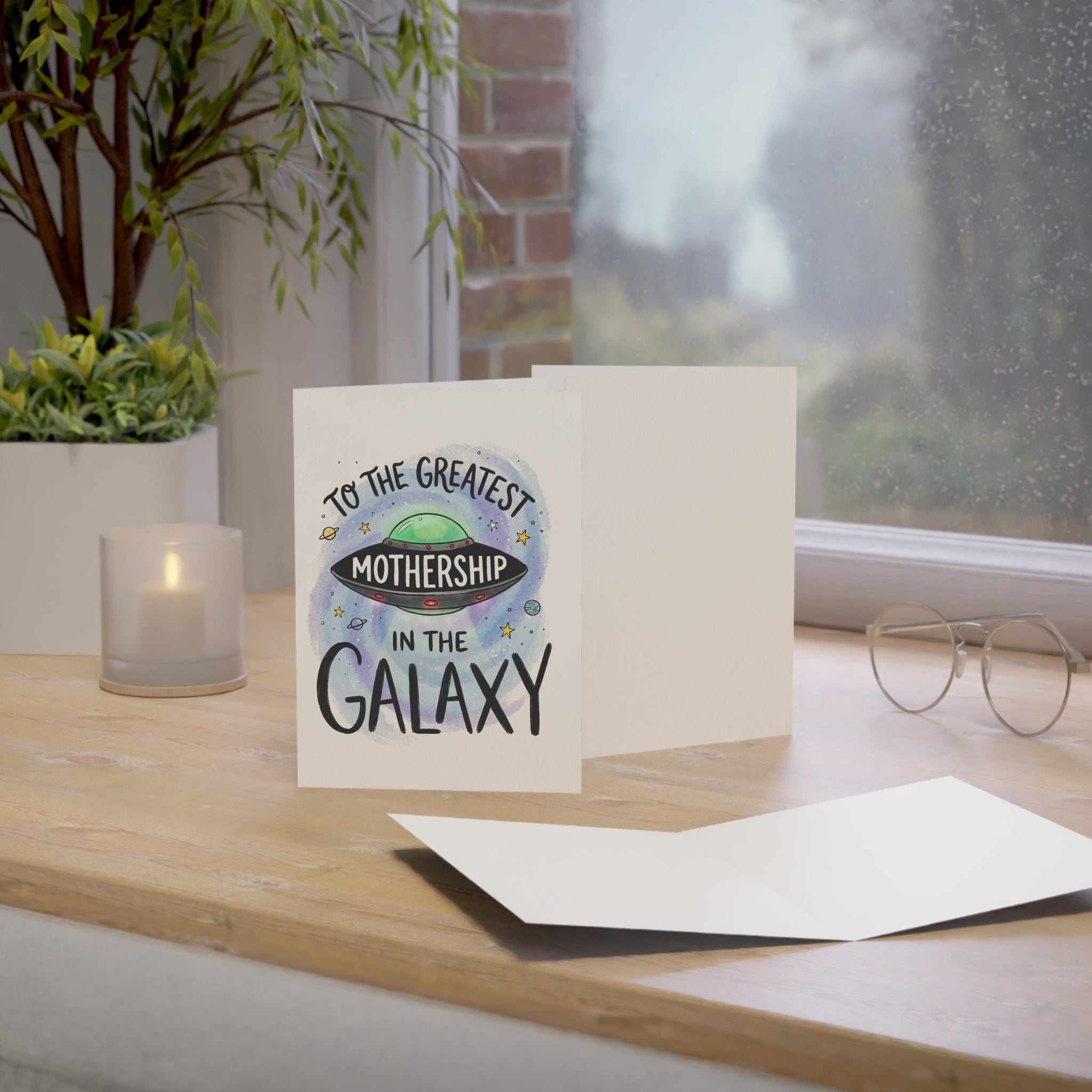 To the Greatest Mothership Greeting Cards