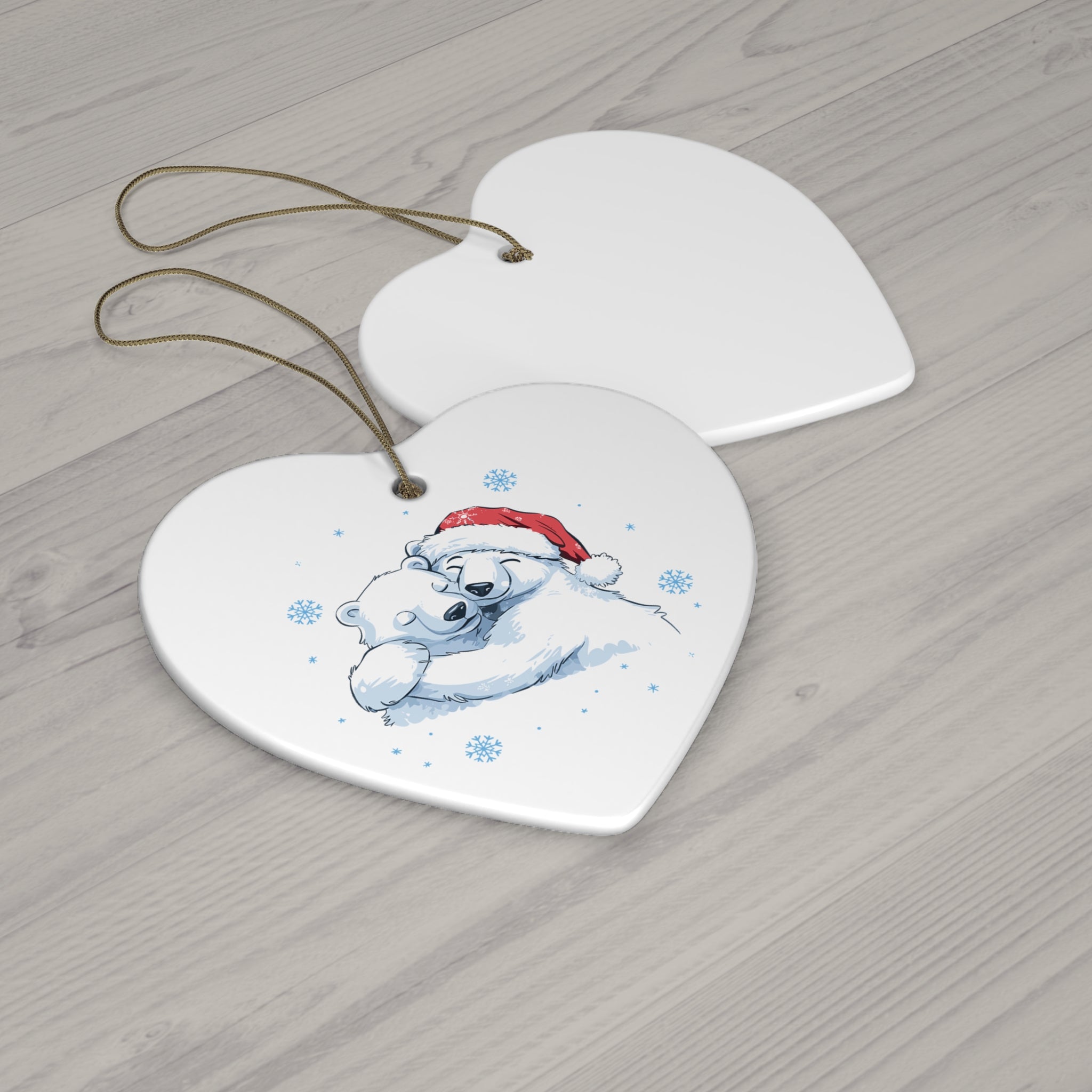 Polar Bear Ceramic Ornament