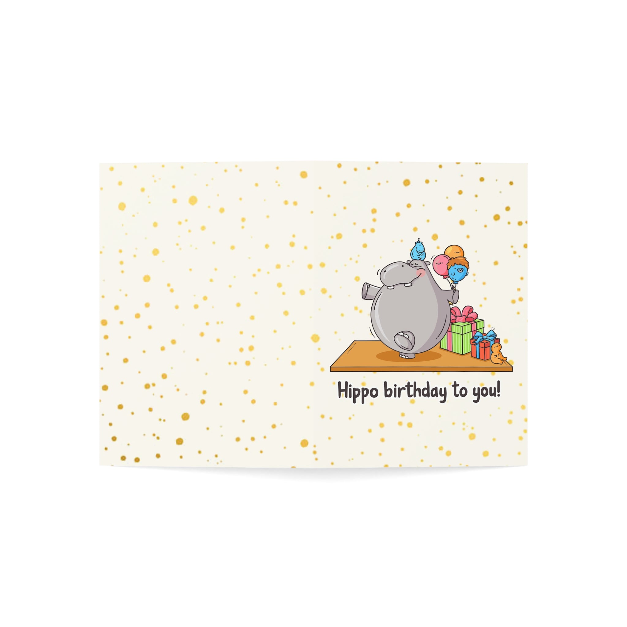 Hippo Birthday to You Greeting Cards