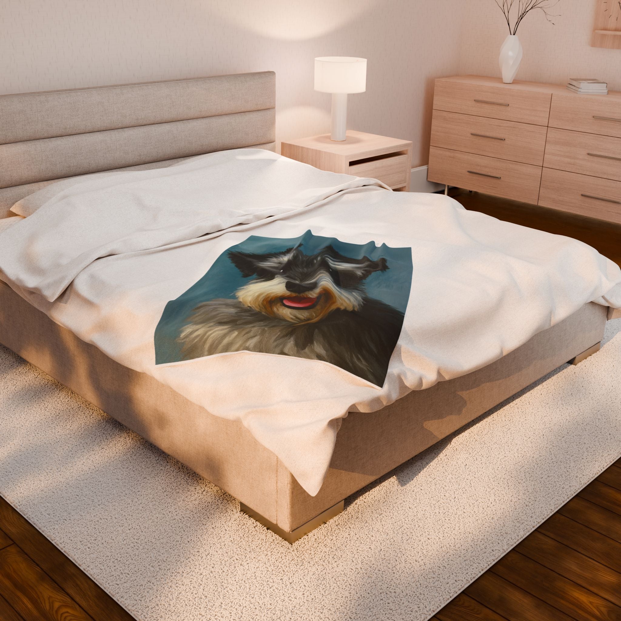 Cute Schnauzer Blanket