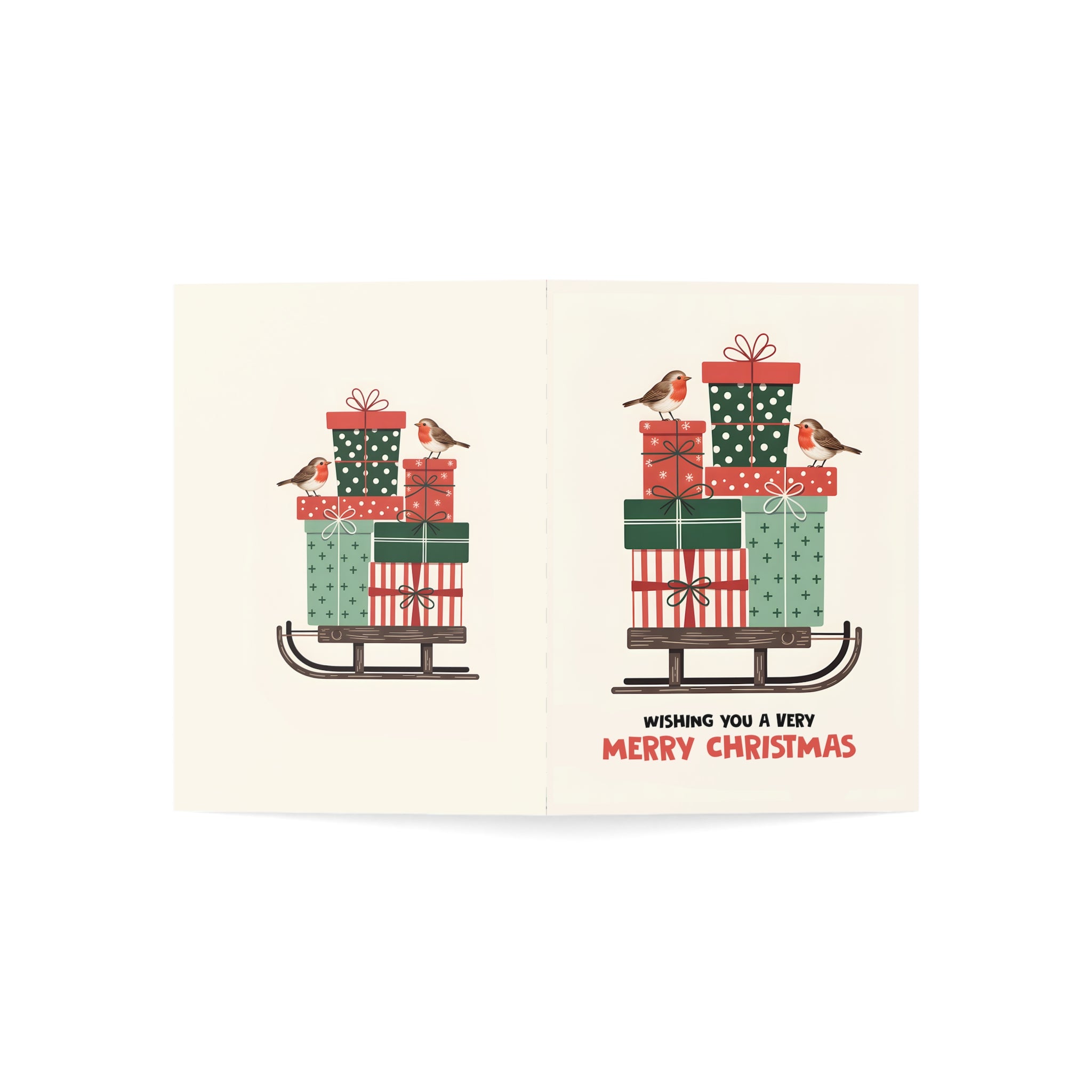 Wishing You a Very Merry Christmas Greeting Cards