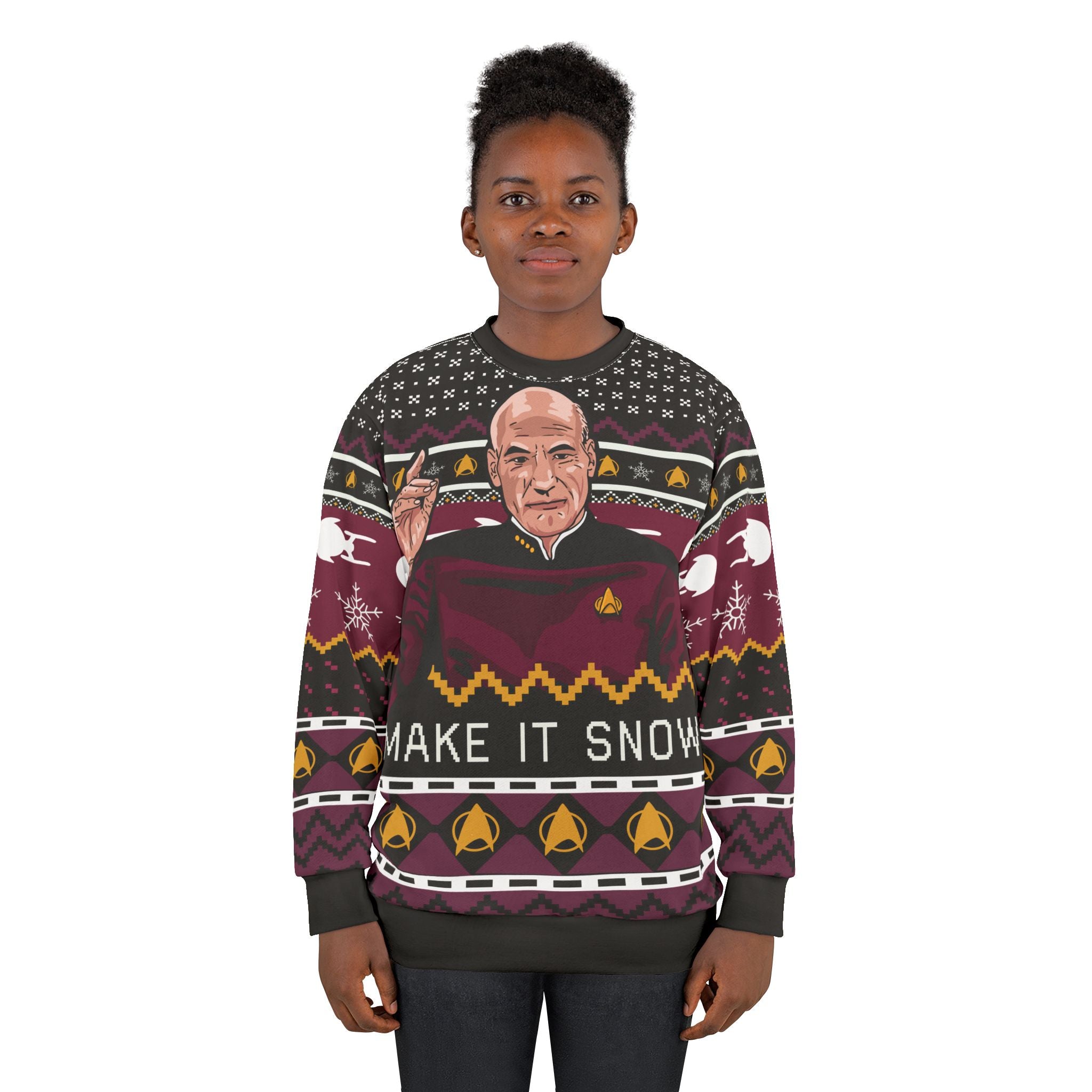 Make It Snow Ugly Christmas Sweater