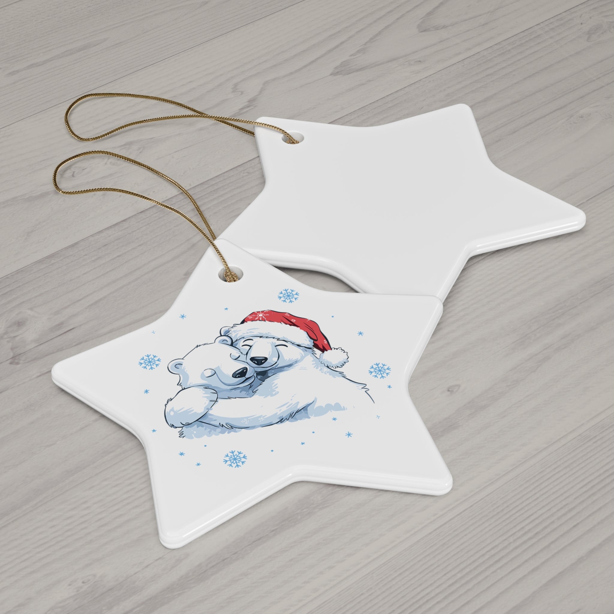 Polar Bear Ceramic Ornament